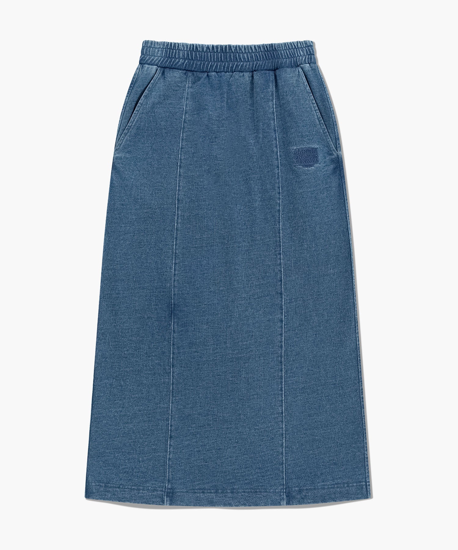 Marithe & Francois Girbaud - Embroidery Classic Logo Sweat Skirt (Blue) product image 6 | TRAB K-Fashion Australia