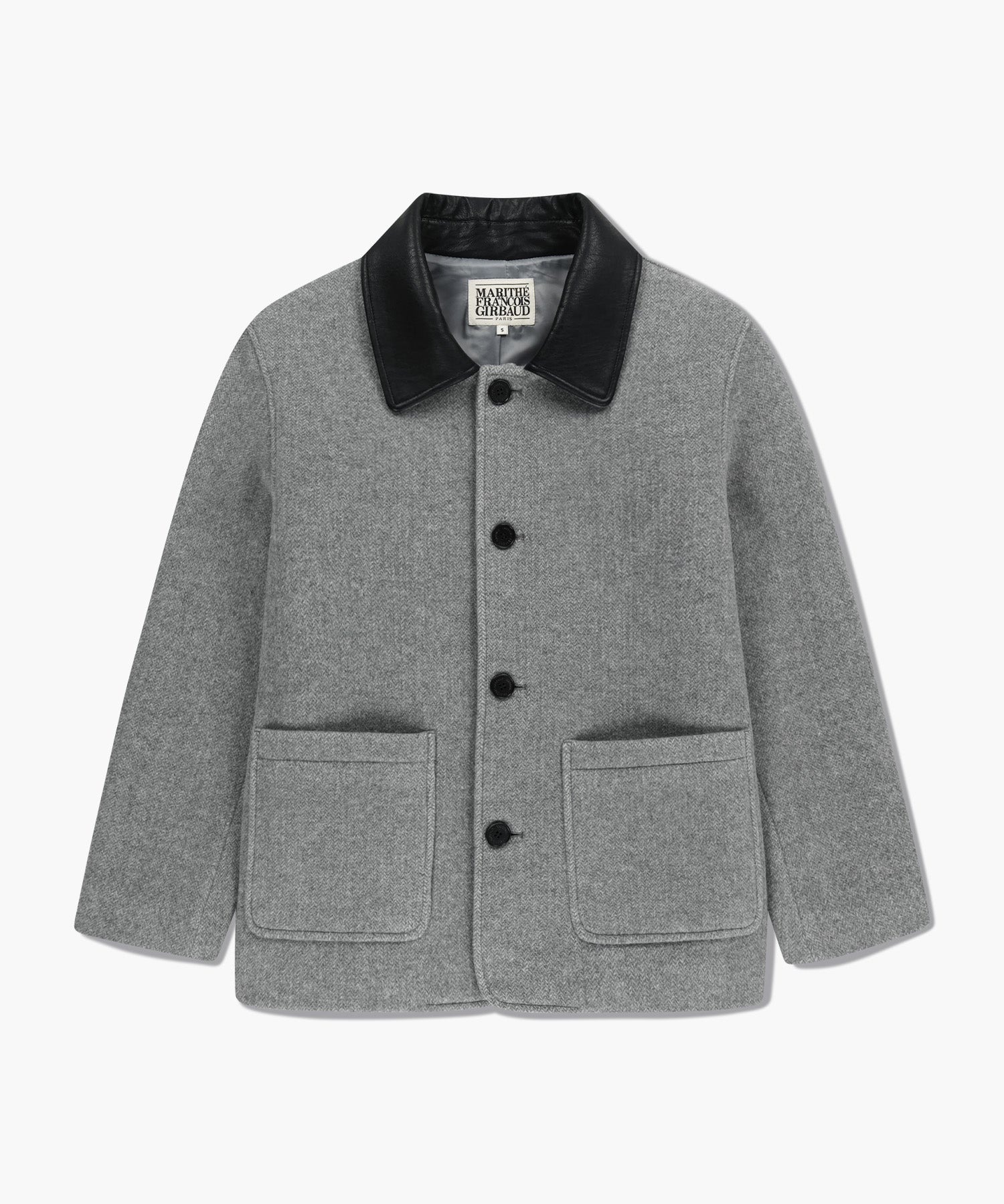 Marithe & Francois Girbaud - Collar Point Half Coat (Gray) product image 6 | TRAB K-Fashion Australia