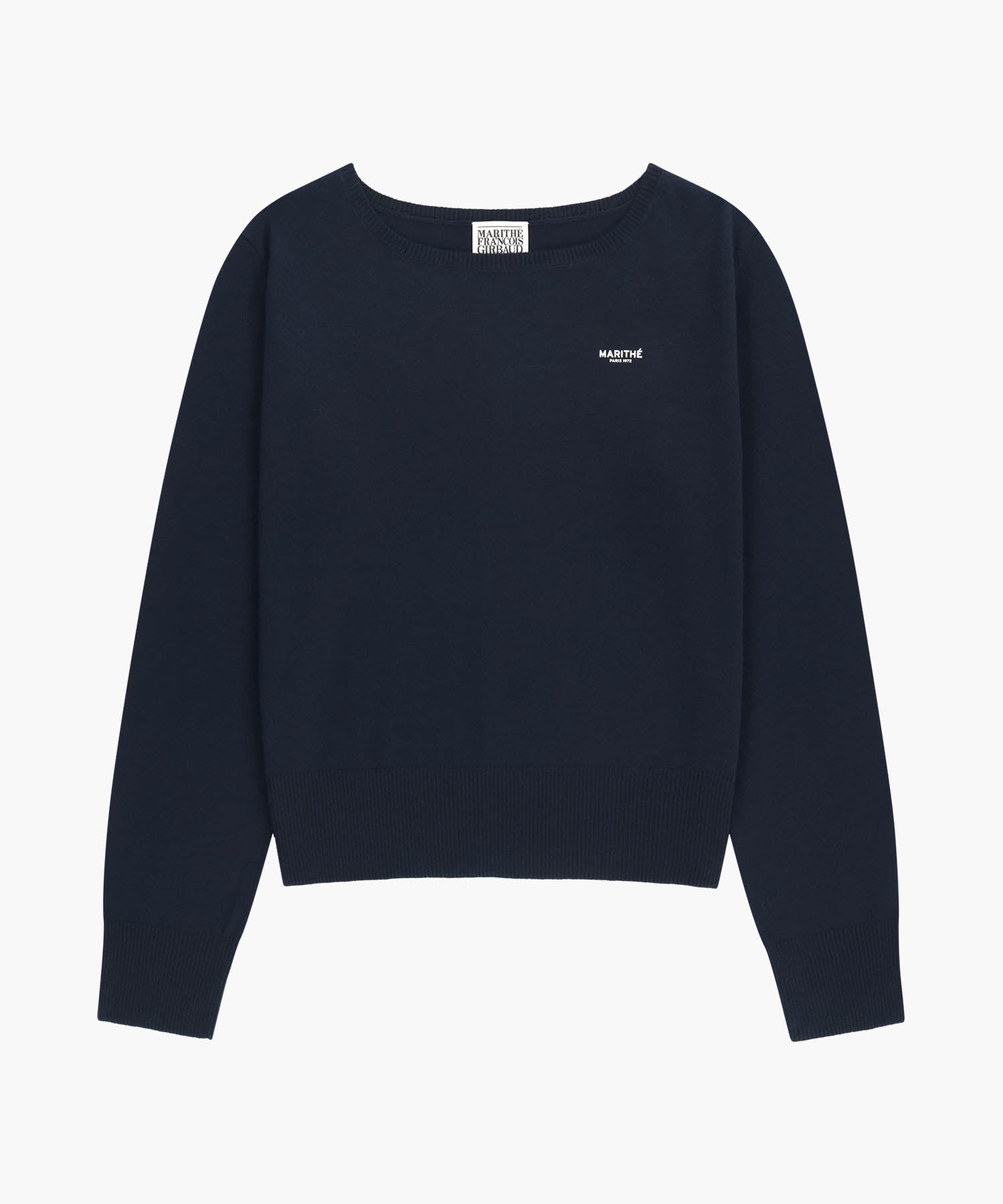 Marithe & Francois Girbaud - Boat Neck Knit Pullover (Navy) product image 6 | TRAB K-Fashion Australia