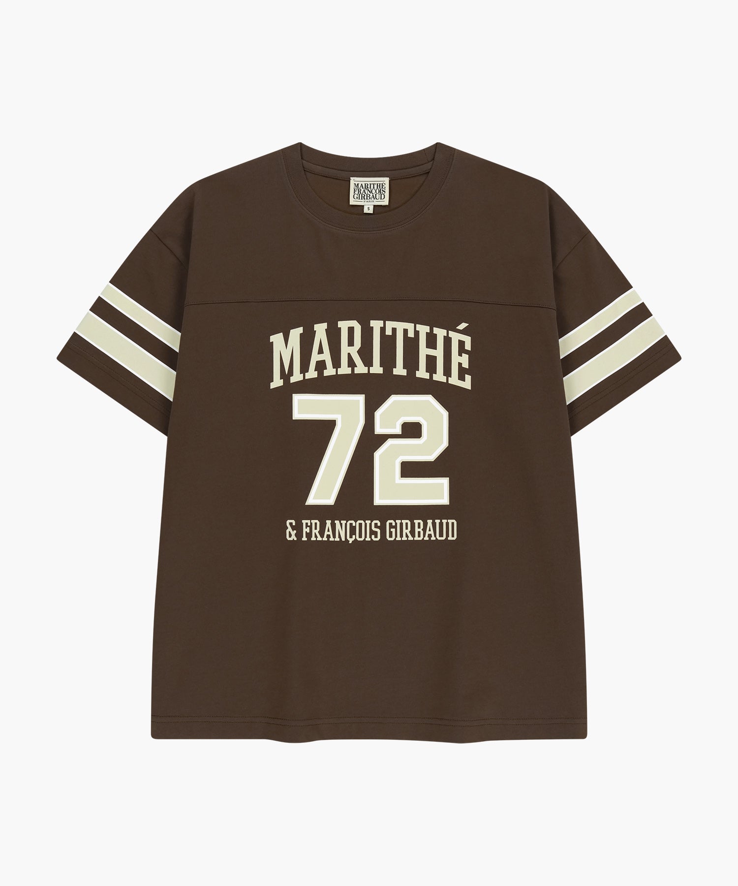 Marithe & Francois Girbaud - Aerocool Football Oversized Tee (Brown) product image 6 | TRAB K-Fashion Australia
