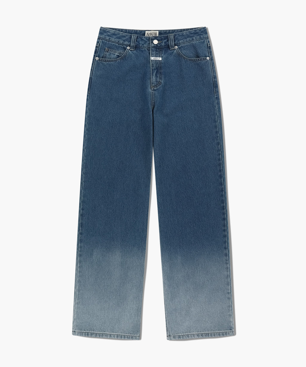 Marithe & Francois Girbaud - Gradation Denim Pants (Blue) product image 9 | TRAB K-Fashion Australia