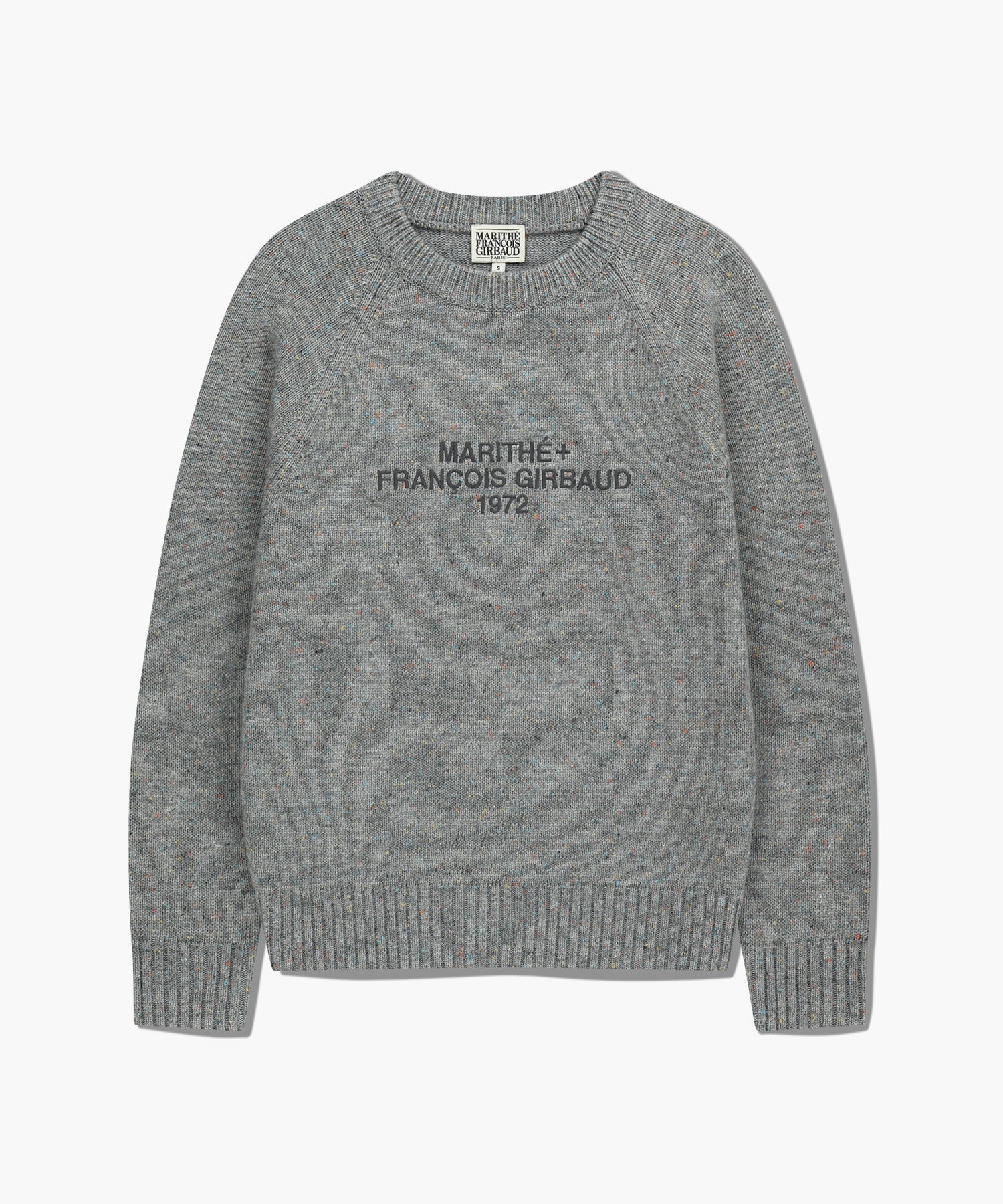 Marithe & Francois Girbaud - Lettering Logo Knit Pullover (Heather Gray) product image 6 | TRAB K-Fashion Australia