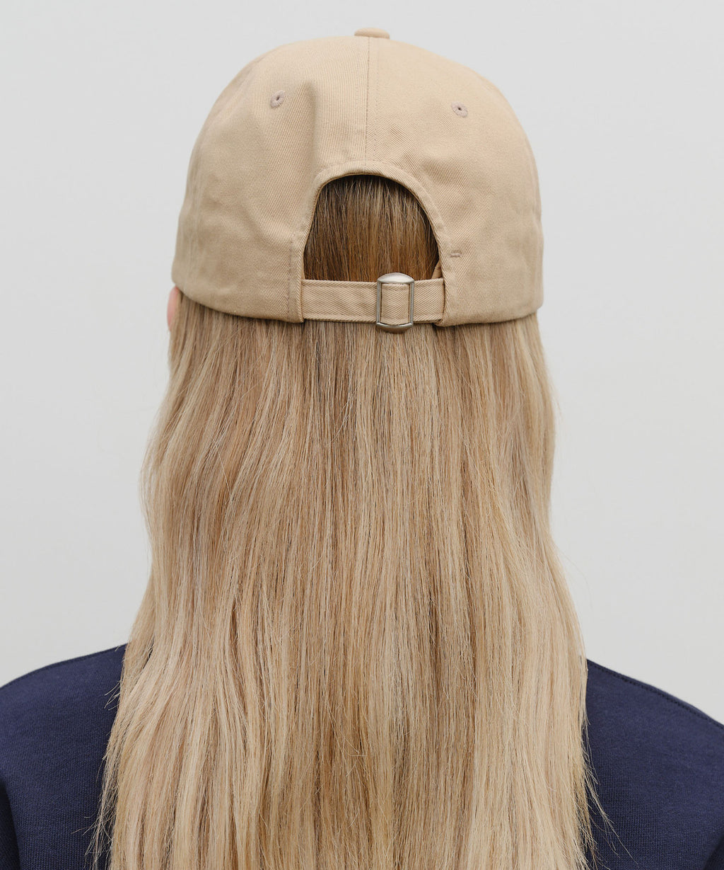 Marithe & Francois Girbaud - Small Classic Logo Cap (Dark Beige) product image 6 | TRAB K-Fashion Australia
