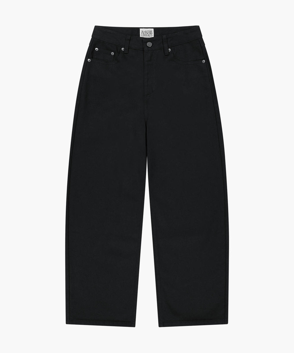 Marithe & Francois Girbaud - Curved Denim Pants (Black) product image 6 | TRAB K-Fashion Australia