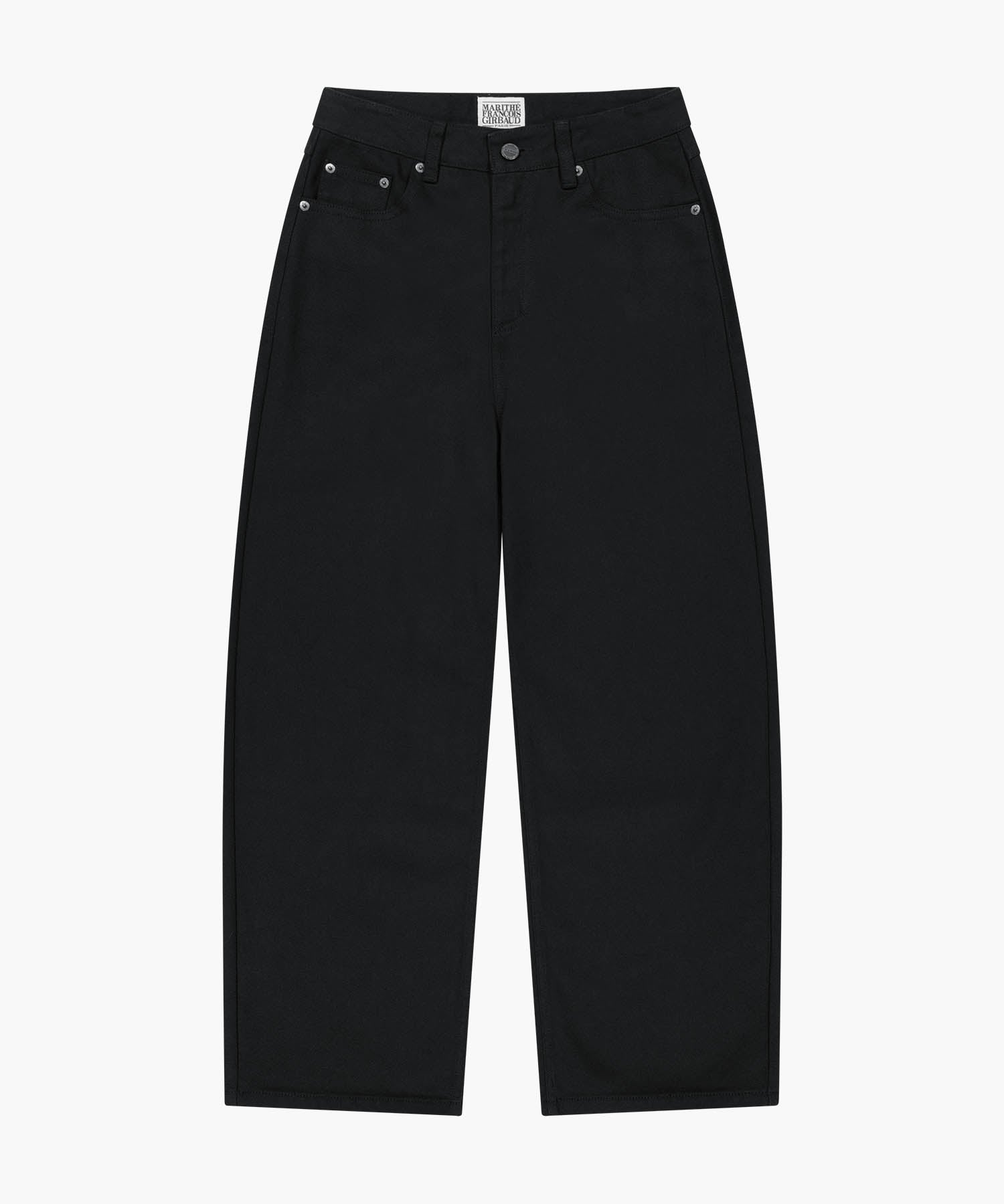Marithe & Francois Girbaud - Curved Denim Pants (Black) product image 6 | TRAB K-Fashion Australia