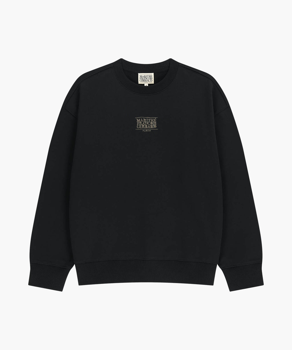Marithe & Francois Girbaud - Drawing Classic Logo Sweatshirt (Black) product image 6 | TRAB K-Fashion Australia