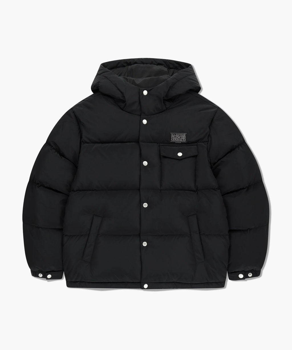 Marithe & Francois Girbaud - Hooded Chest Pocket Down Jacket (Black) product image 6 | TRAB K-Fashion Australia