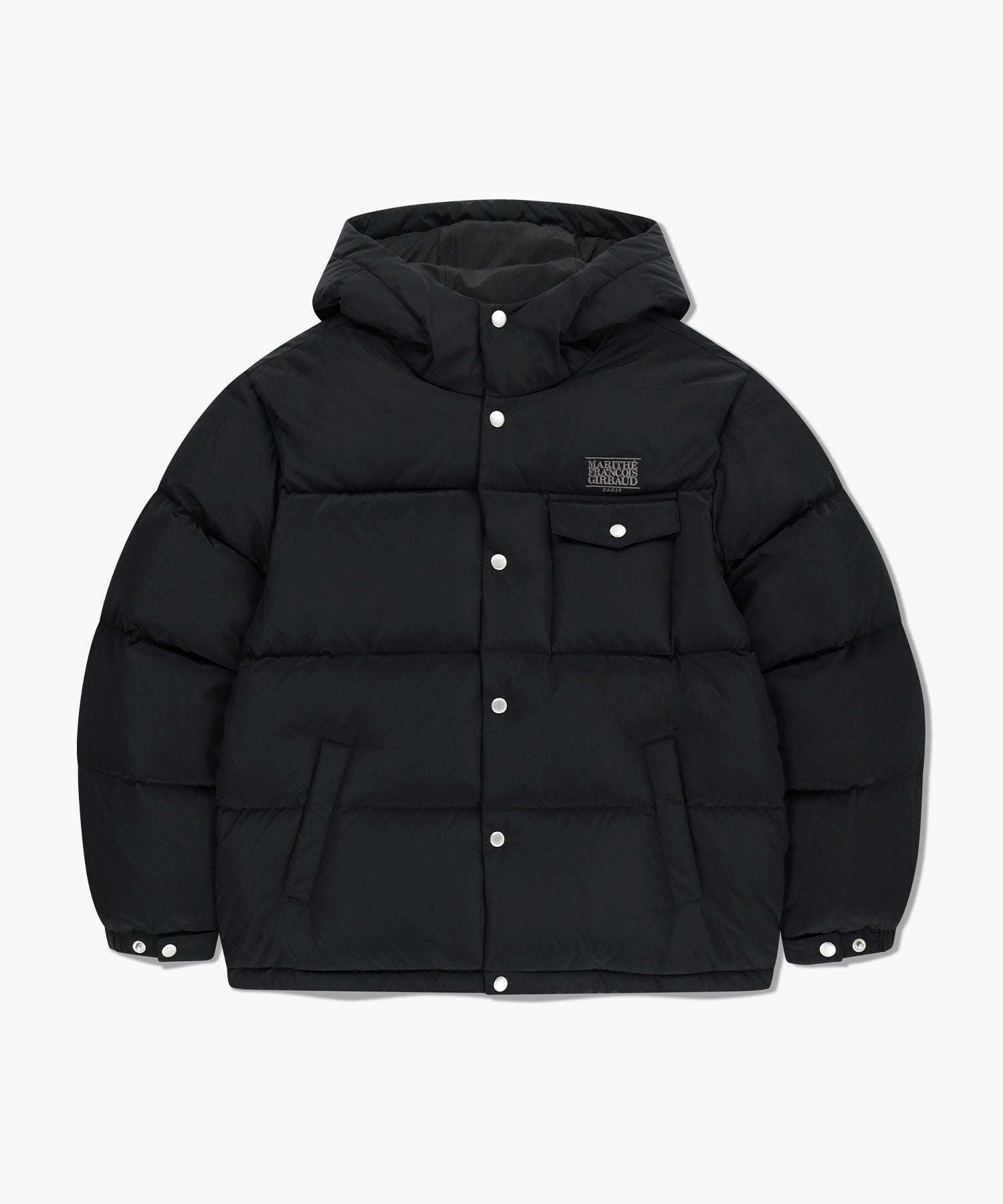 Marithe & Francois Girbaud - Hooded Chest Pocket Down Jacket (Black) product image 6 | TRAB K-Fashion Australia