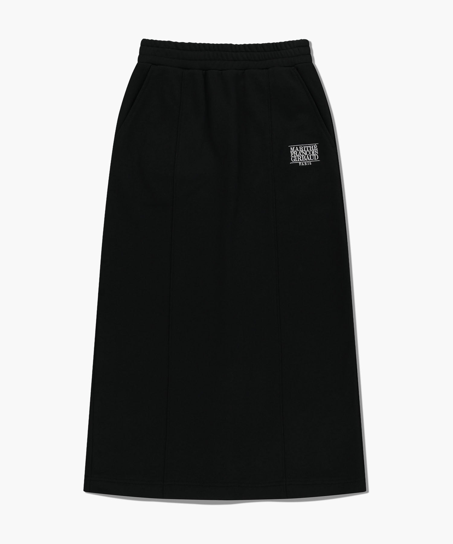 Marithe & Francois Girbaud - Embroidery Classic Logo Sweat Skirt (Black) product image 6 | TRAB K-Fashion Australia