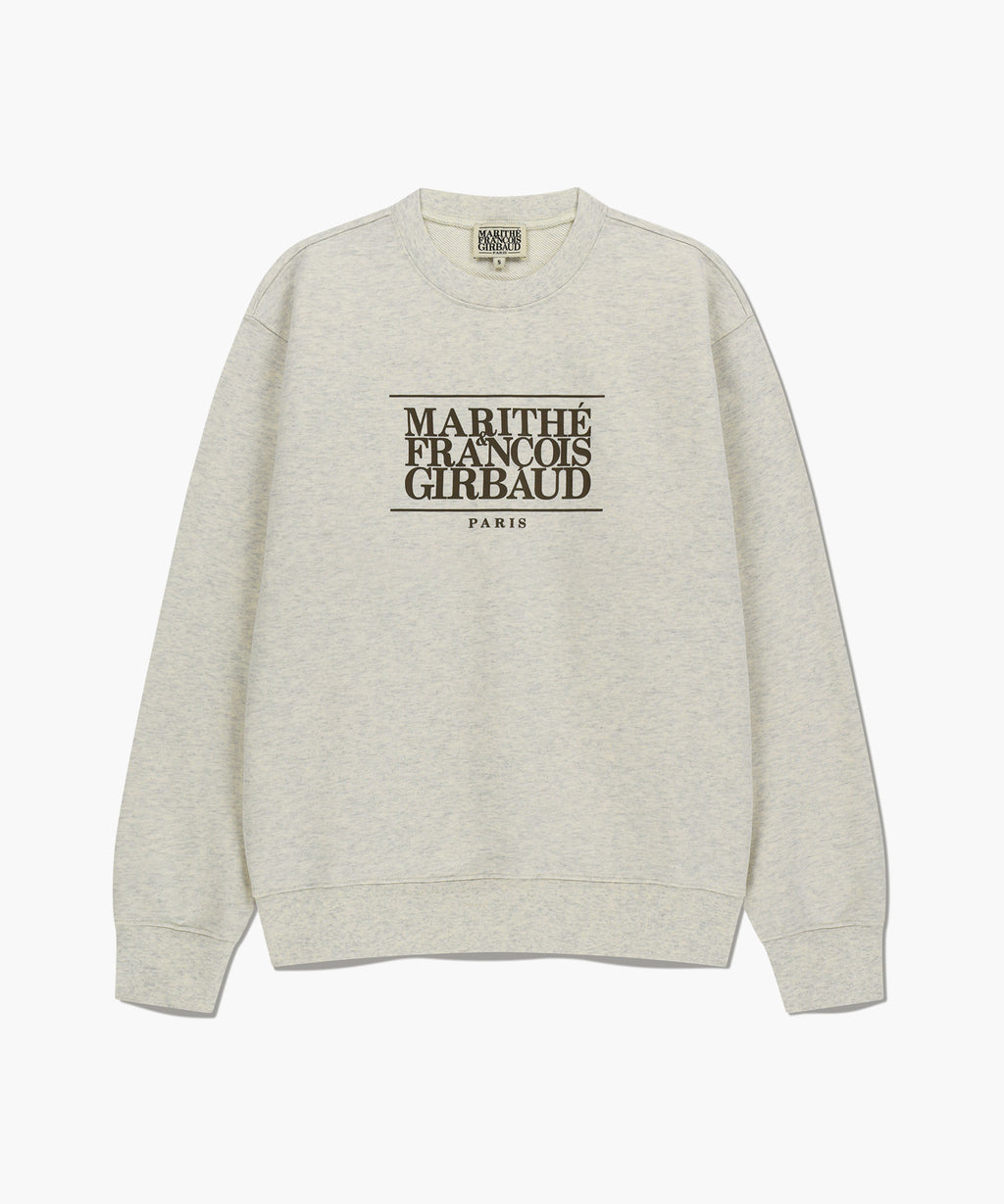 Marithe & Francois Girbaud - Classic Logo Sweatshirt (Oatmeal) product image 6 | TRAB K-Fashion Australia
