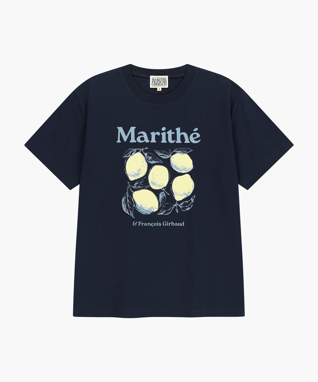Marithe & Francois Girbaud - Aerocool Lemon Graphic Tee (Navy) product image 6 | TRAB K-Fashion Australia