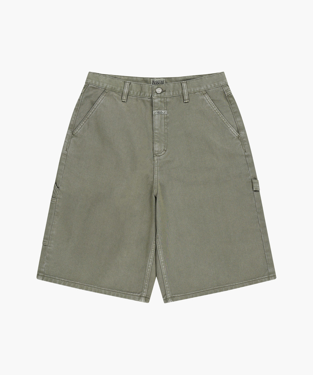 Marithe & Francois Girbaud - Bermuda Carpenter Denim Shorts (Gray Khaki) product image 6 | TRAB K-Fashion Australia