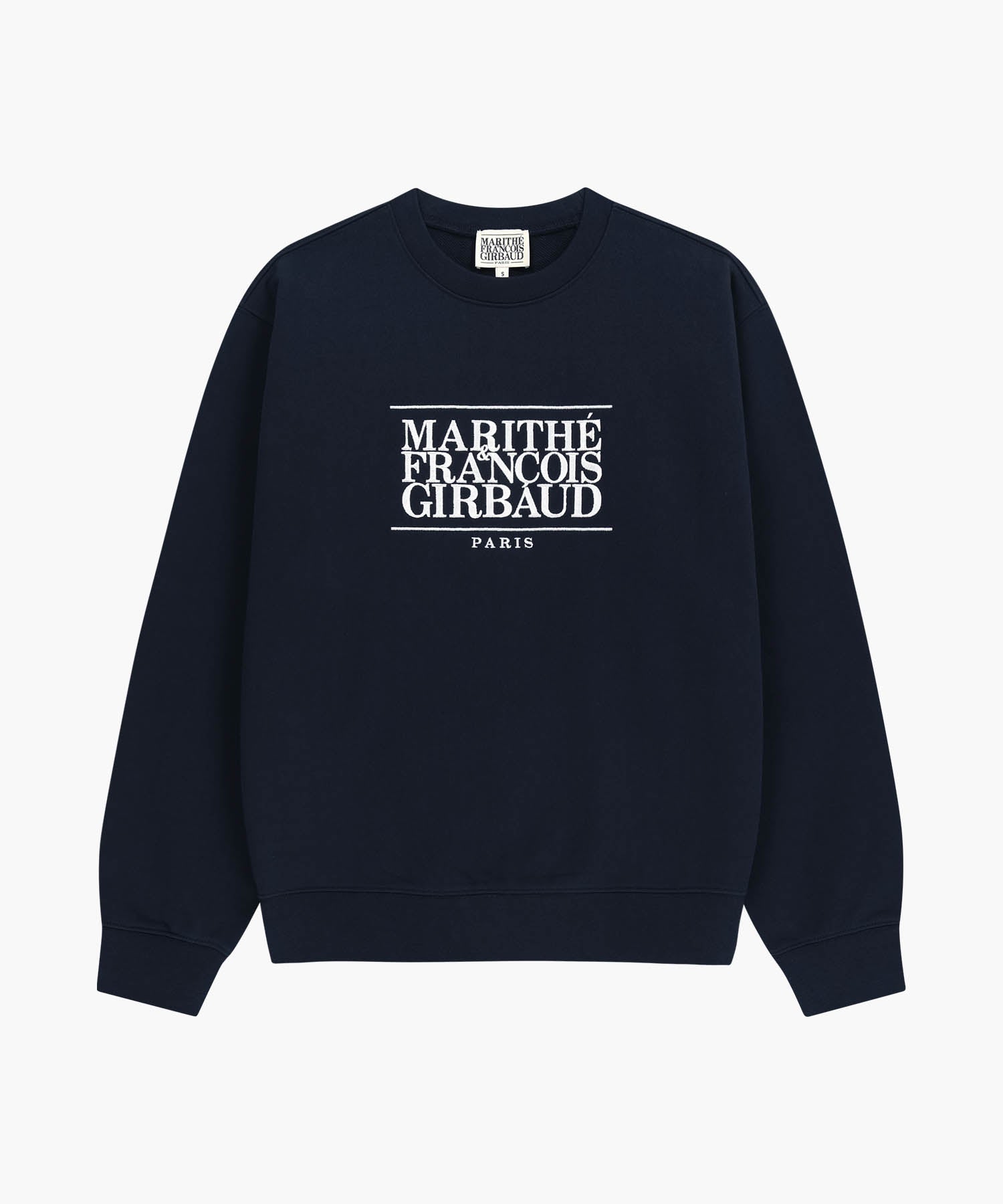 Marithe & Francois Girbaud - Classic Logo Embroidery Sweatshirt (Navy) product image 6 | TRAB K-Fashion Australia
