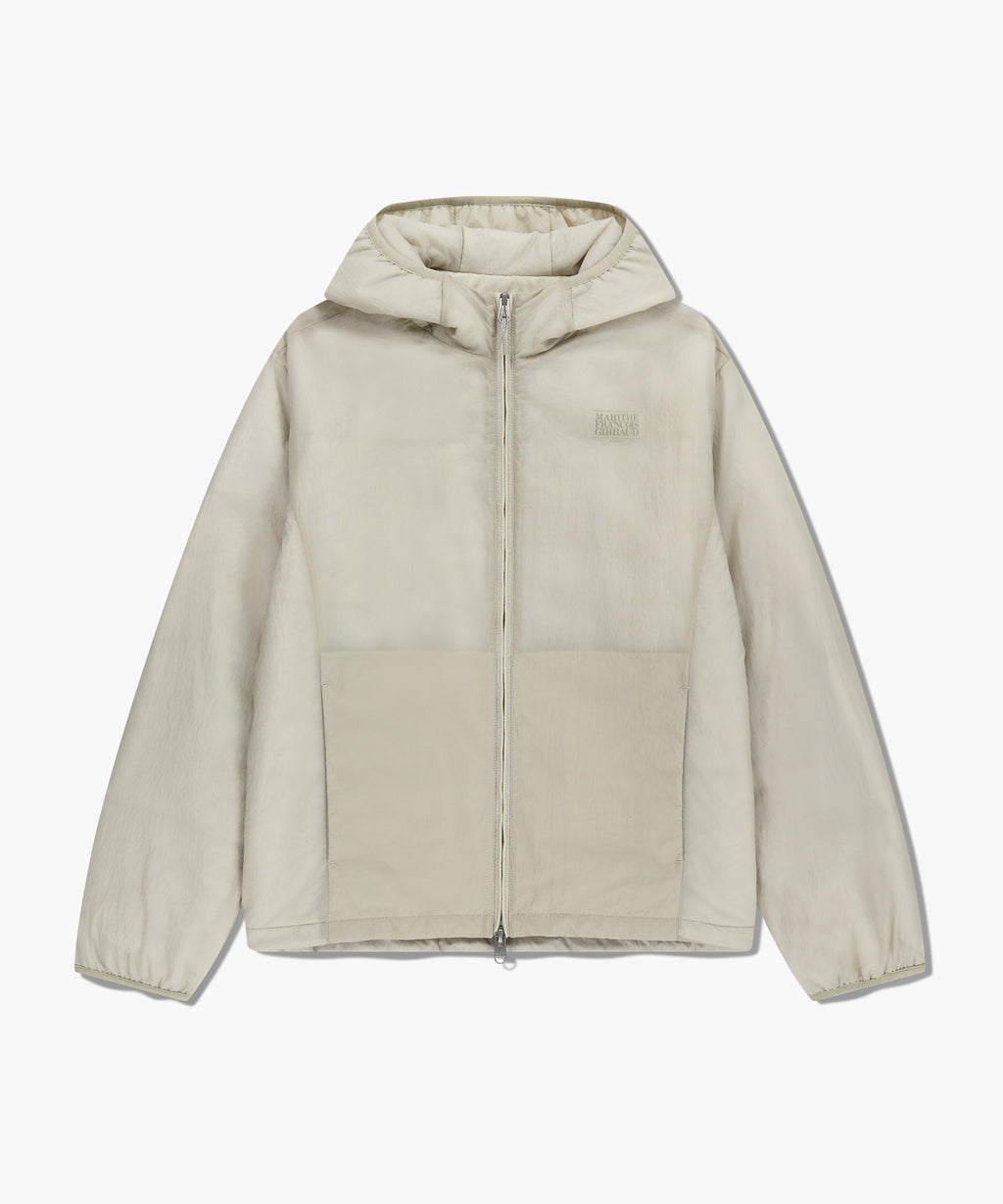Marithe & Francois Girbaud - Marithe Sport Hooded Padded Jacket (Light Beige) product image 6 | TRAB K-Fashion Australia