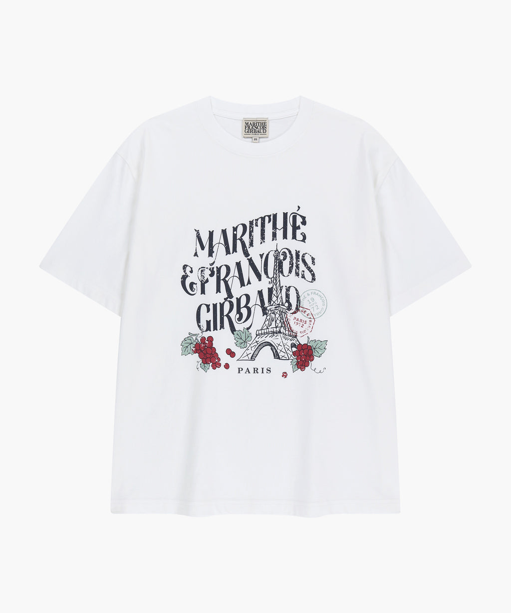 Marithe & Francois Girbaud - Vintage Eiffel Tower Logo Oversized Tee (White) product image 6 | TRAB K-Fashion Australia