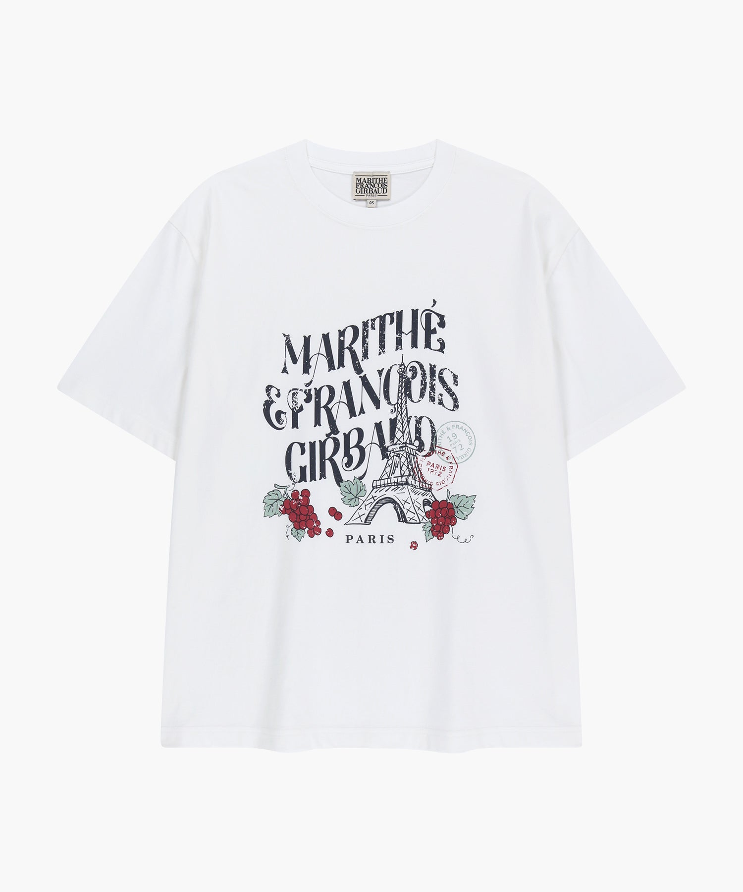 Marithe & Francois Girbaud - Vintage Eiffel Tower Logo Oversized Tee (White) product image 6 | TRAB K-Fashion Australia