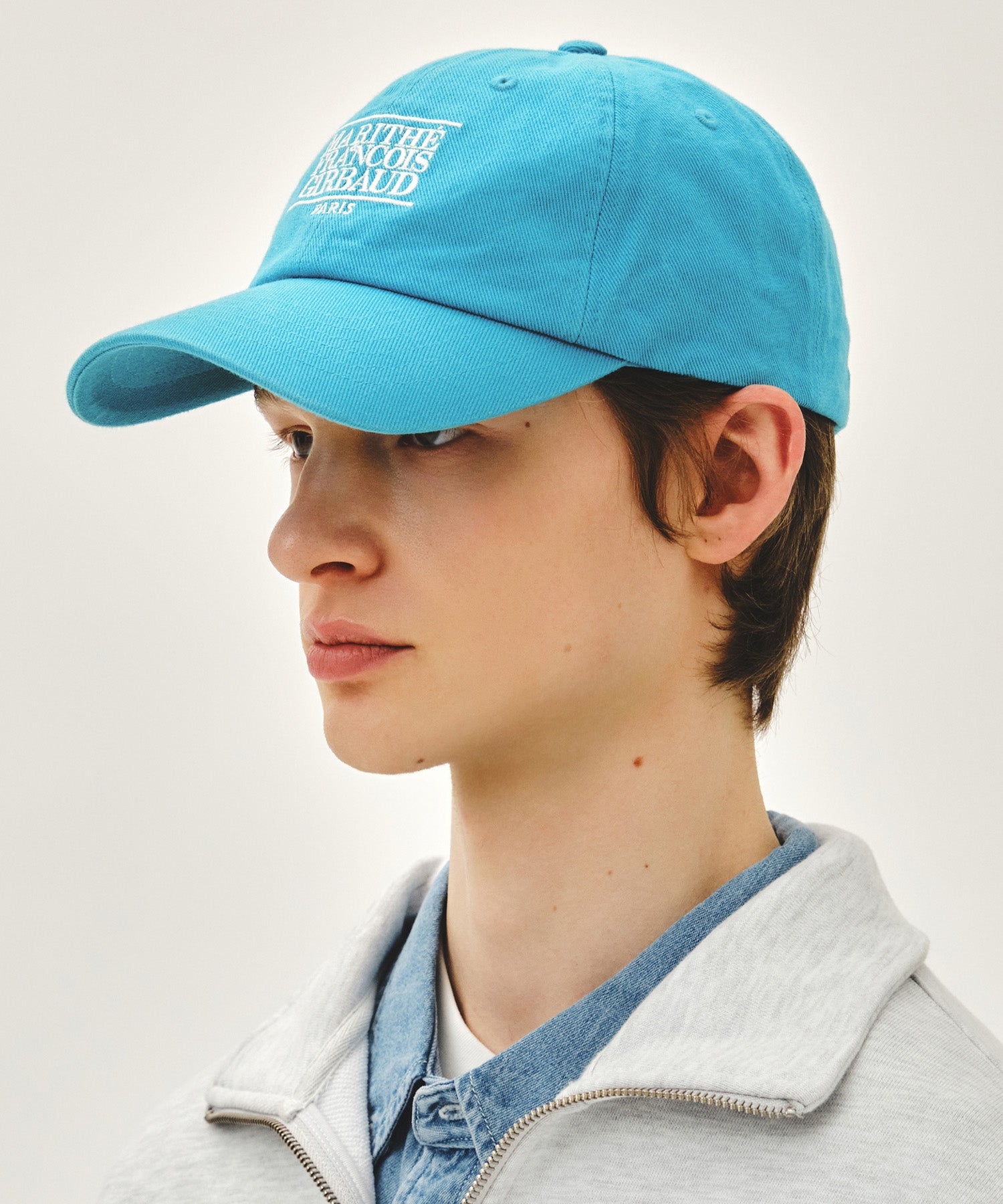 Marithe & Francois Girbaud - Small Classic Logo Cap (Teal) product image 6 | TRAB K-Fashion Australia