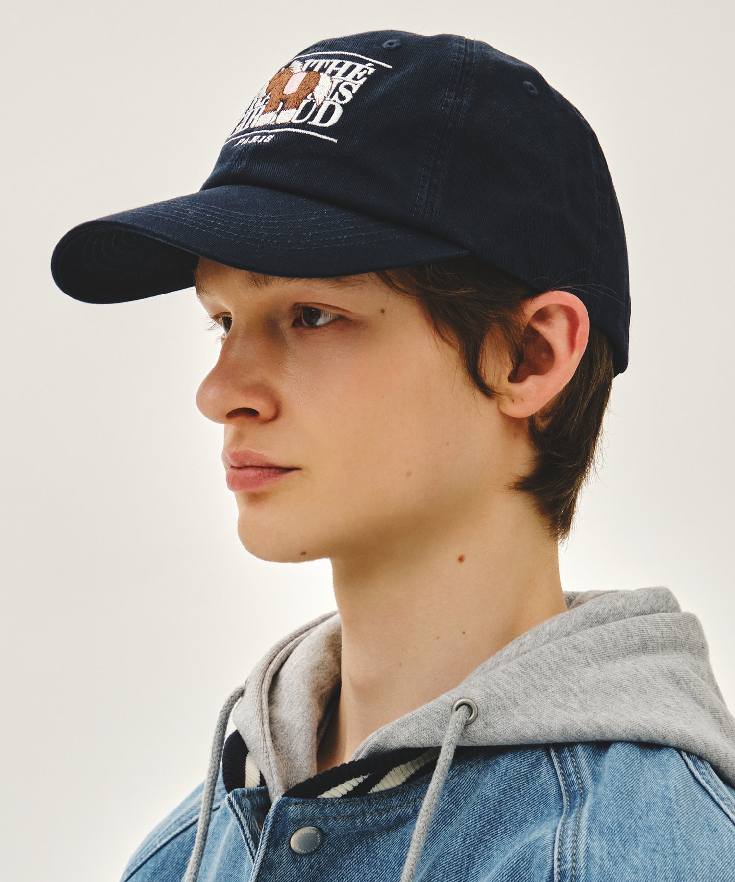 Marithe & Francois Girbaud - Pony Classic Logo Covered Cap (Navy) product image 6 | TRAB K-Fashion Australia