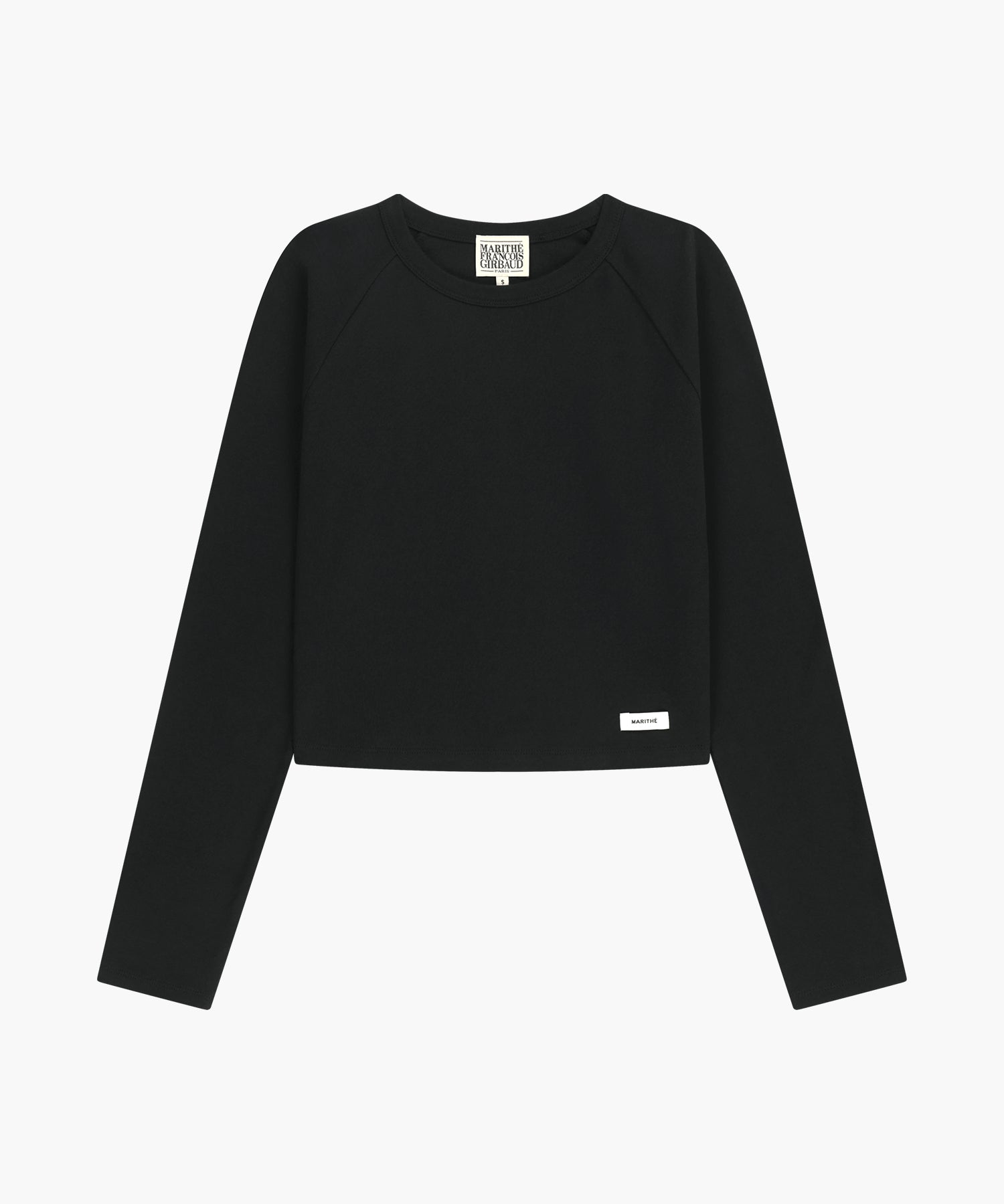 Marithe & Francois Girbaud - Basic Crop Long Sleeve (Black) product image 6 | TRAB K-Fashion Australia