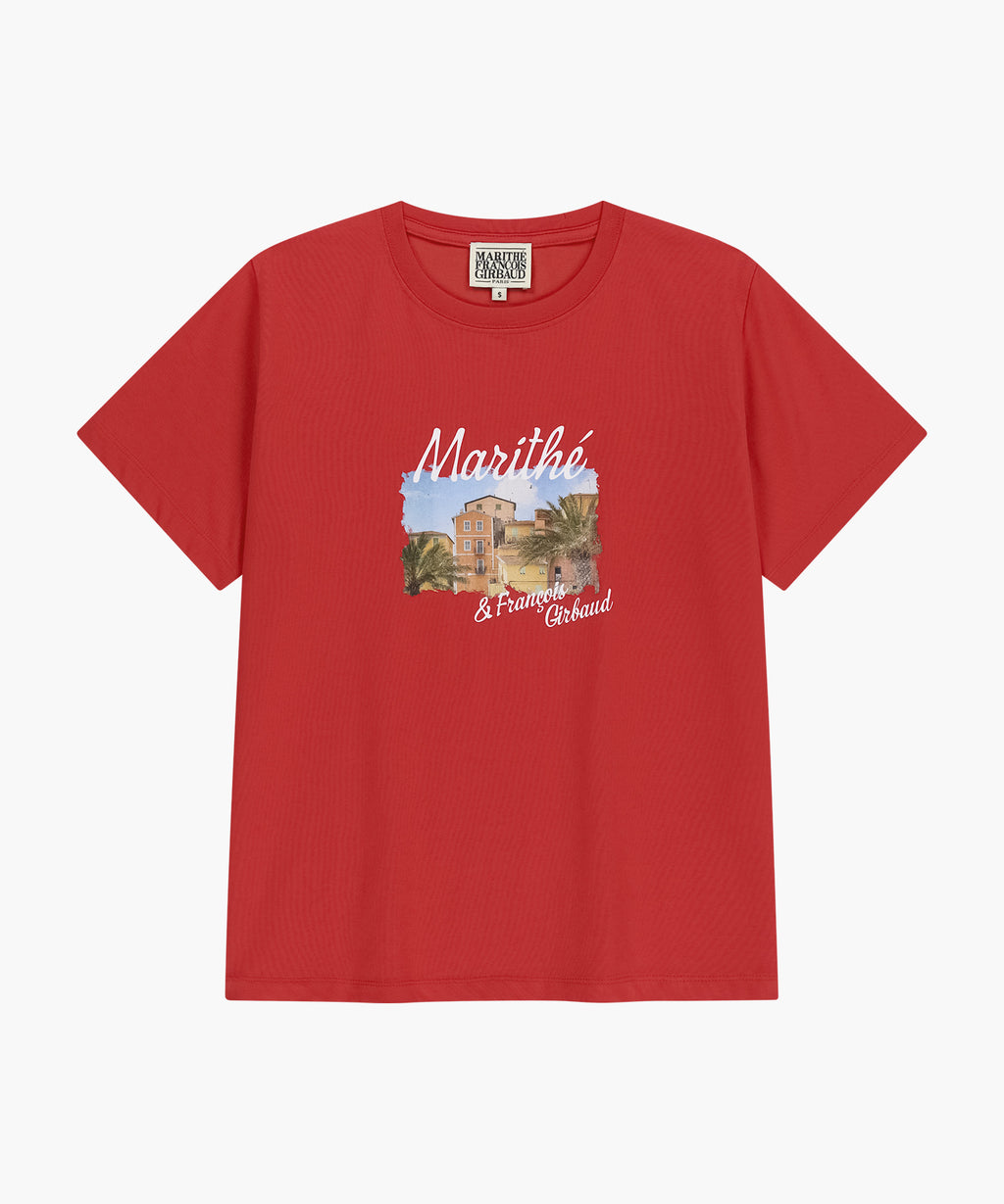 Marithe & Francois Girbaud - Aerocool Resort Graphic Tee (Red) product image 6 | TRAB K-Fashion Australia