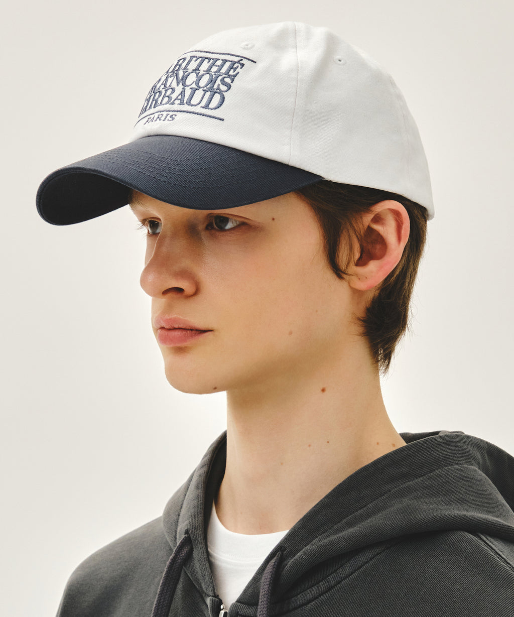 Marithe & Francois Girbaud - Classic Logo 6panel Color Block Cap (Dark Gray) product image 6 | TRAB K-Fashion Australia