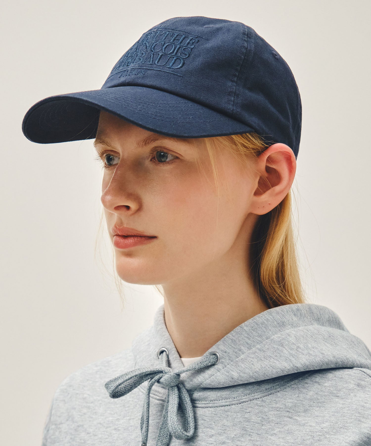 Marithe & Francois Girbaud - Classic Logo Covered Cap (Navy) product image 6 | TRAB K-Fashion Australia