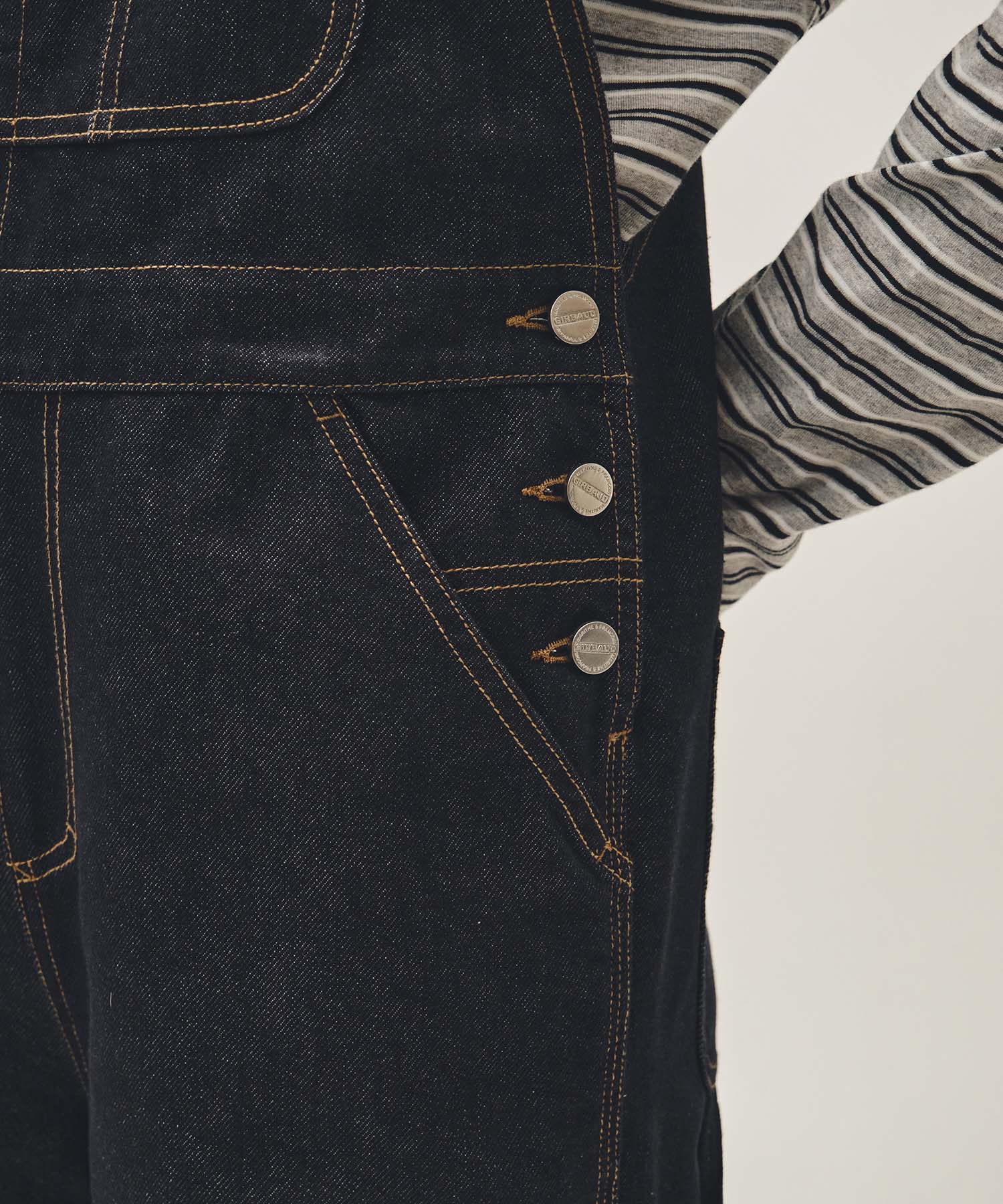 Marithe & Francois Girbaud - Denim Overall Pants (Indigo) product image 6 | TRAB K-Fashion Australia