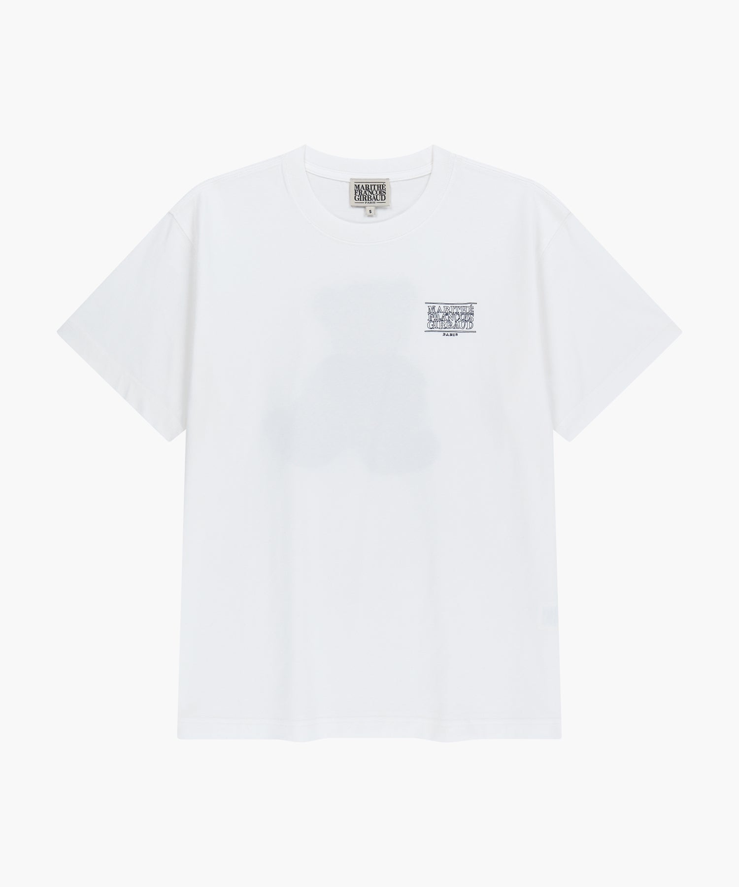 Marithe & Francois Girbaud - Doodle Bear Tee (White/Beige) product image 6 | TRAB K-Fashion Australia