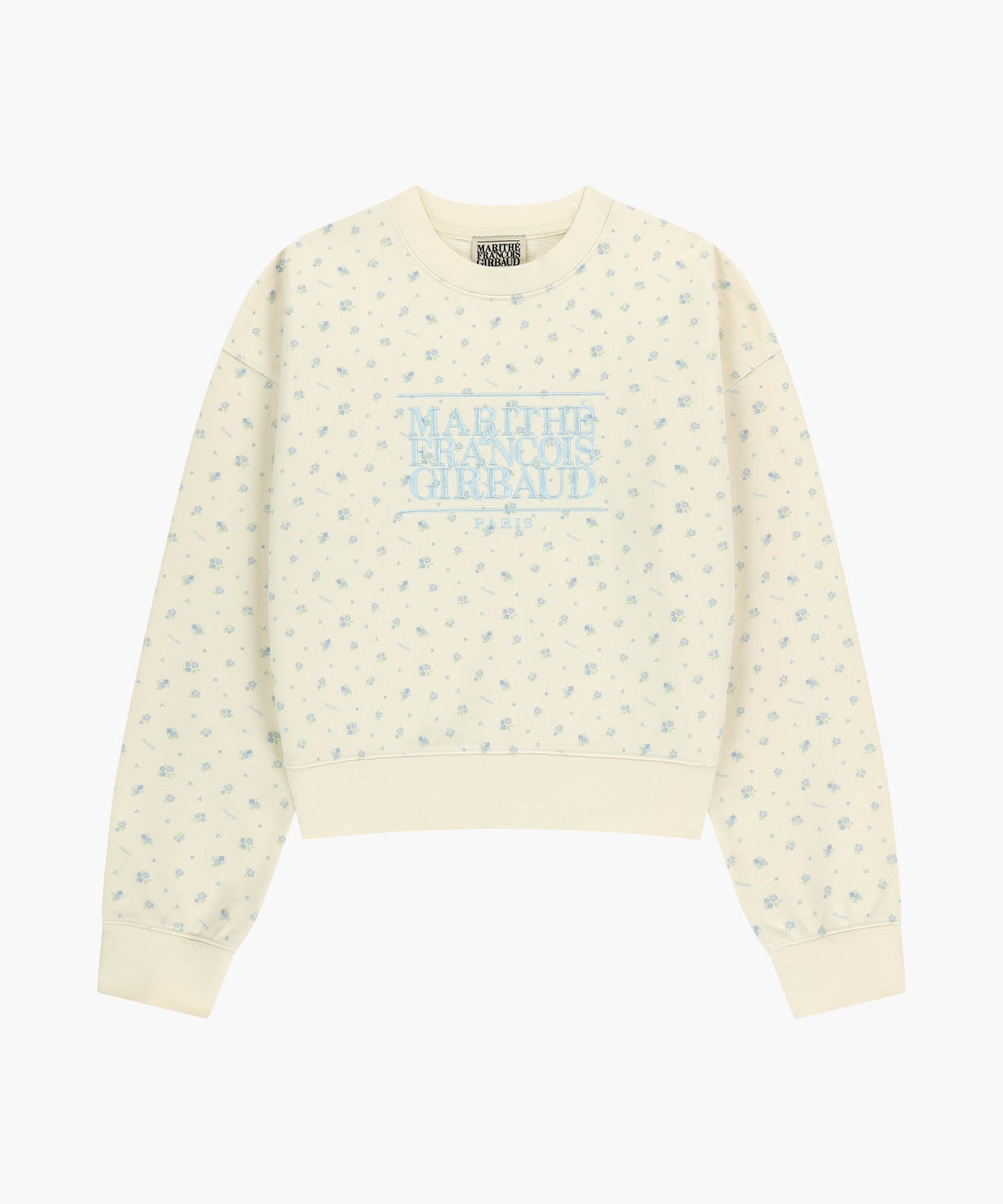 Marithe & Francois Girbaud - Classic Logo Crop Sweatshirt (Flower) product image 6 | TRAB K-Fashion Australia