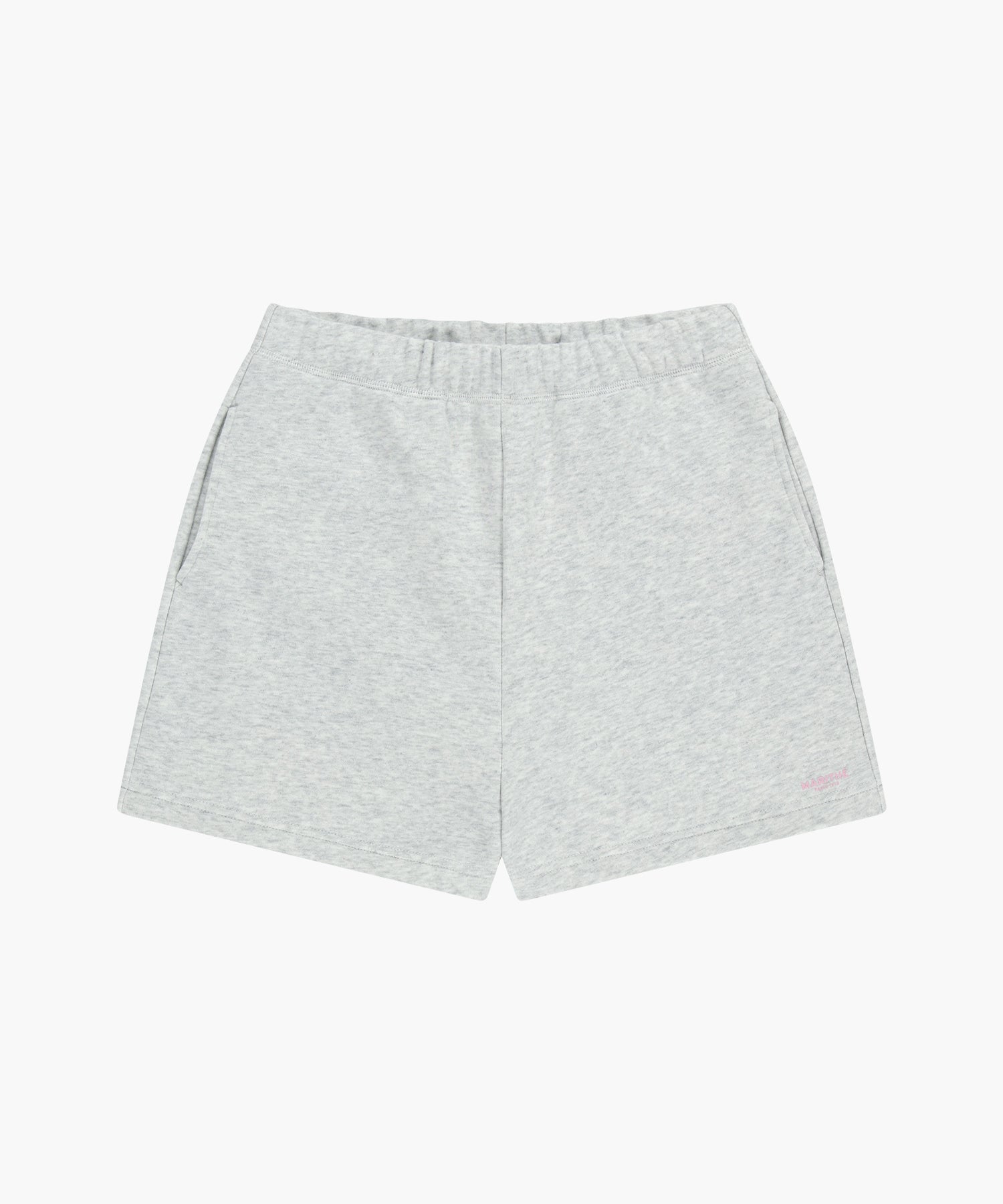 Marithe & Francois Girbaud - Regular Logo Sweat Shorts (Light Heather Gray) product image 6 | TRAB K-Fashion Australia