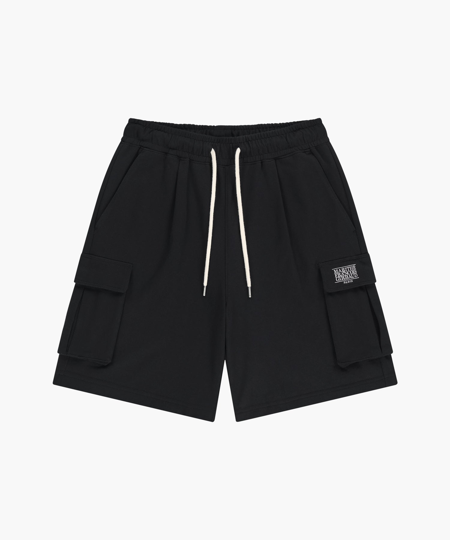 Marithe & Francois Girbaud - Classic Logo Cargo Sweat Shorts (Black) product image 6 | TRAB K-Fashion Australia