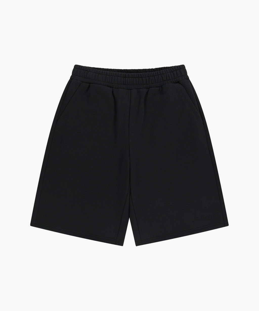 Marithe & Francois Girbaud - Embo Logo Bermuda Sweat Shorts (Black) product image 6 | TRAB K-Fashion Australia