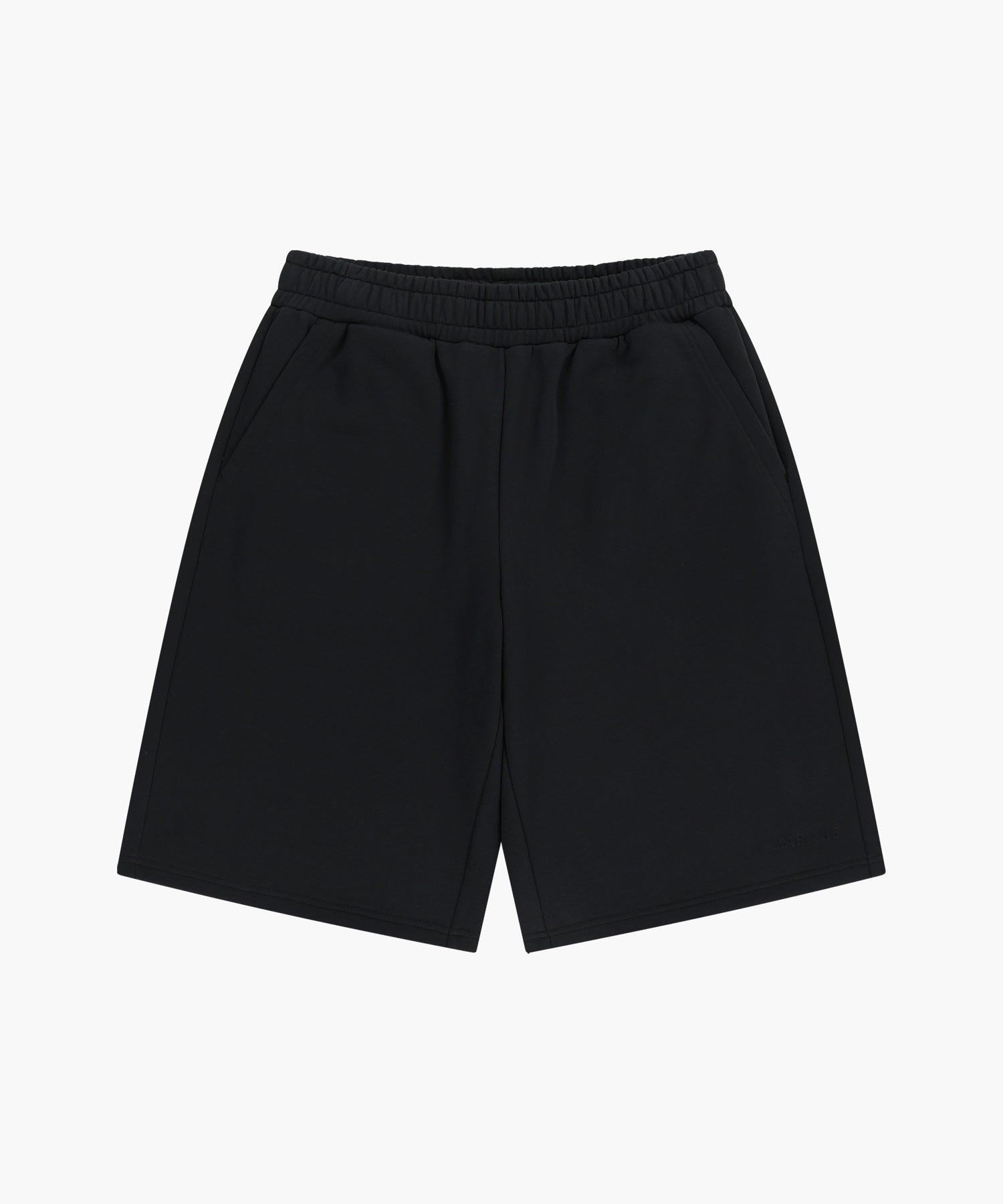 Marithe & Francois Girbaud - Embo Logo Bermuda Sweat Shorts (Black) product image 6 | TRAB K-Fashion Australia