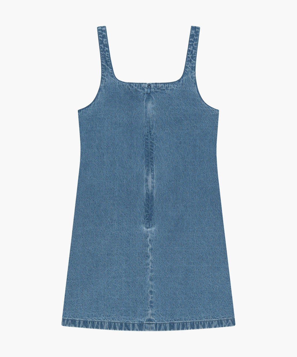 Marithe & Francois Girbaud - Denim Sleeveless Dress (Light Blue) product image 6 | TRAB K-Fashion Australia