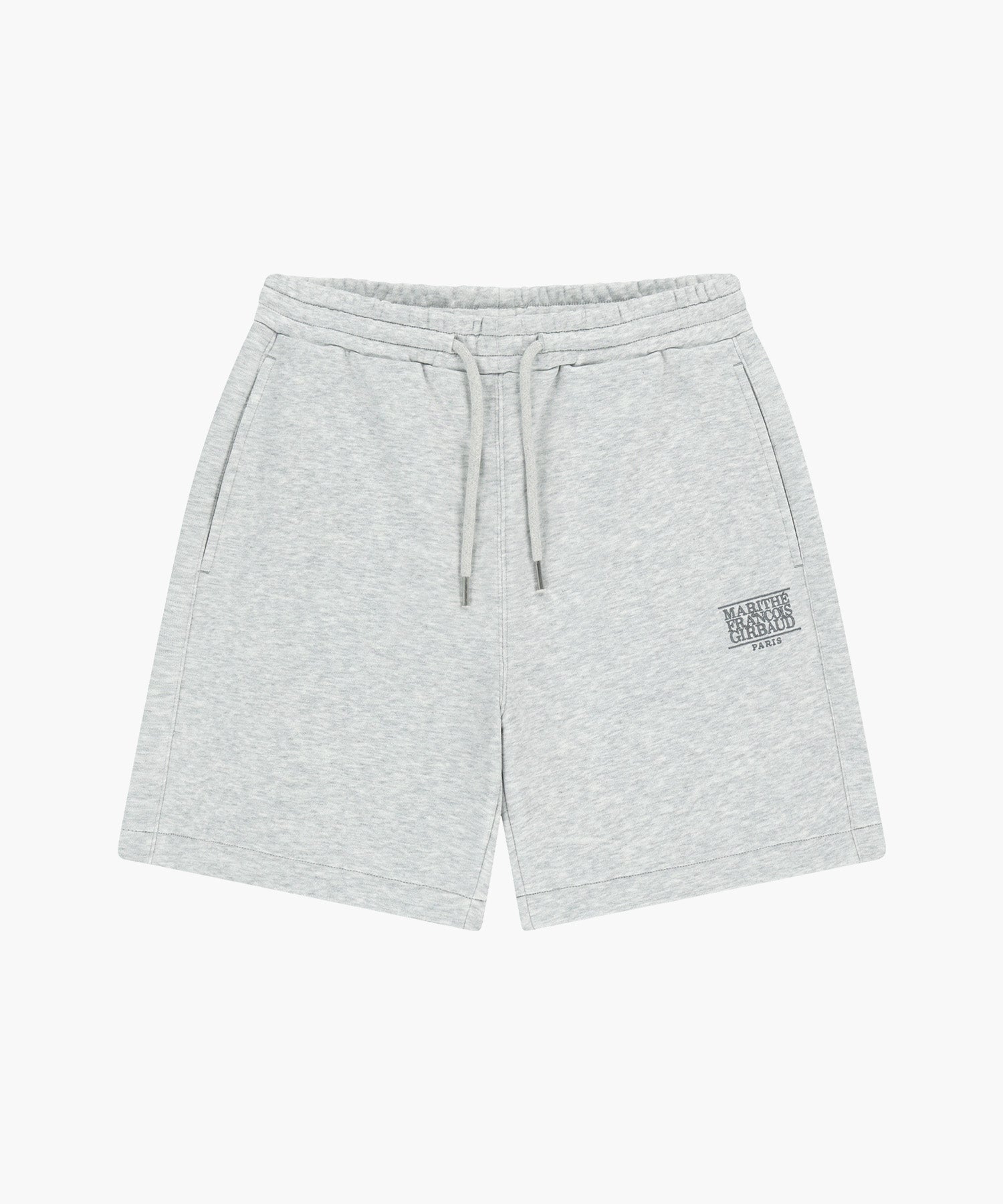 Marithe & Francois Girbaud - Classic Logo Sweat Shorts (Light Heather Gray) product image 6 | TRAB K-Fashion Australia