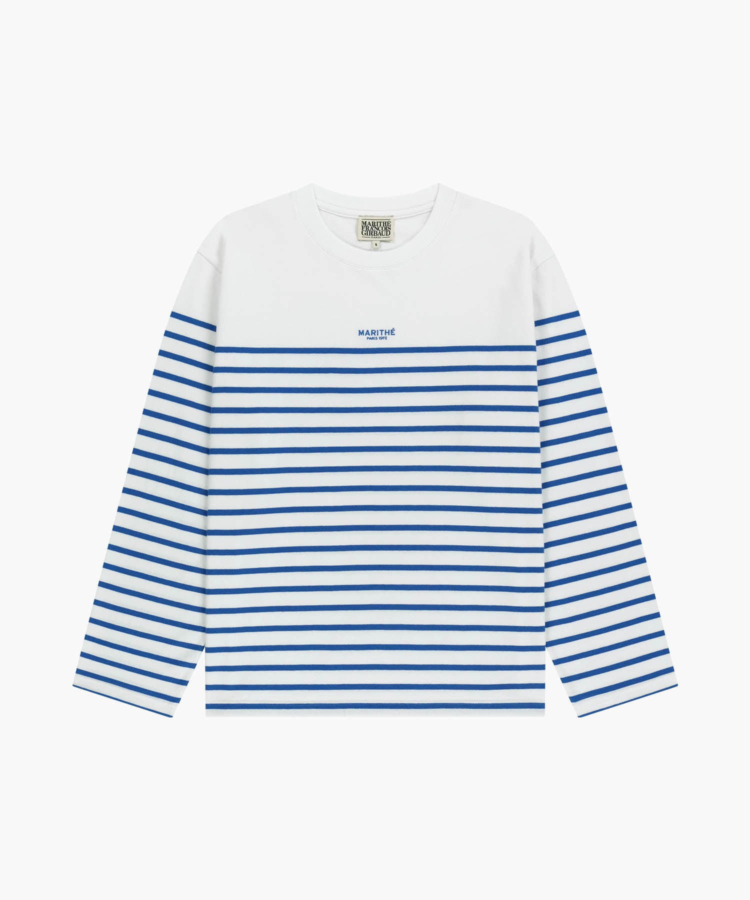 Marithe & Francois Girbaud - Block Stripe Long Sleeve Tee (Blue) product image 6 | TRAB K-Fashion Australia
