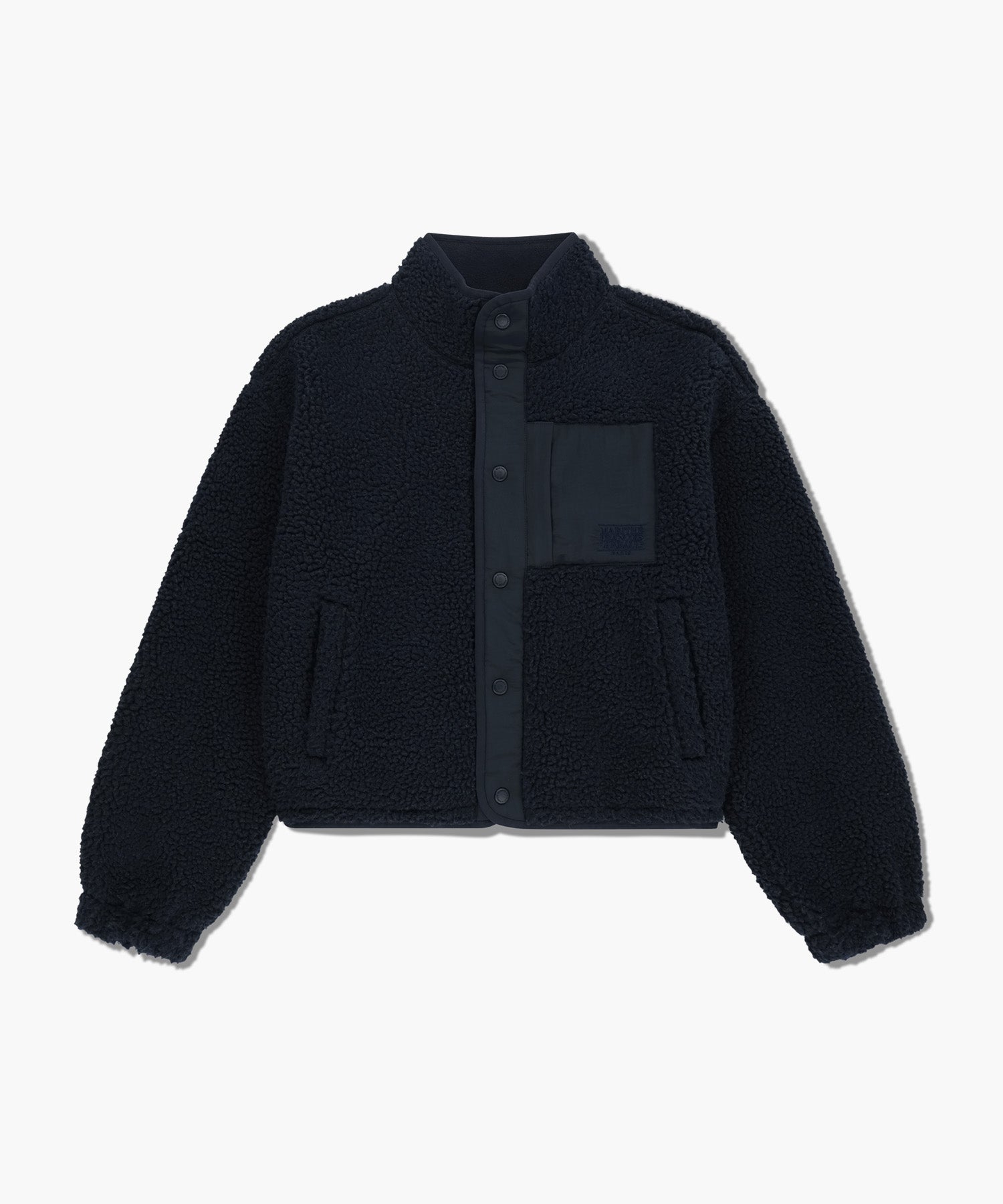 Marithe & Francois Girbaud - Marithe Sport W Fleece Crop Jacket (Navy) product image 6 | TRAB K-Fashion Australia