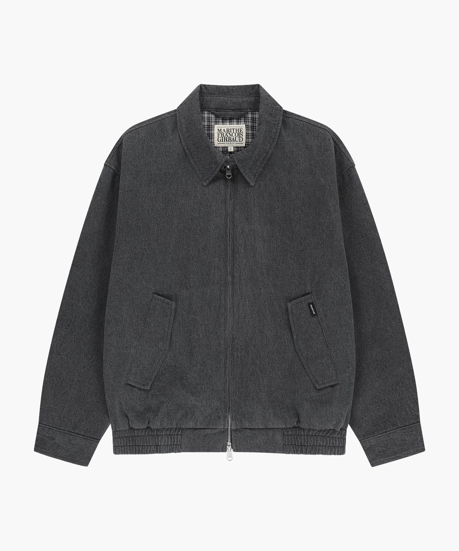 Marithe & Francois Girbaud - Denim Harrington Jacket (Gray) product image 6 | TRAB K-Fashion Australia