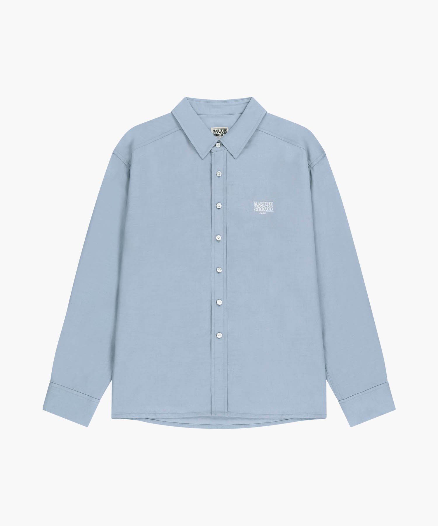 Marithe & Francois Girbaud - Classic Logo Linen Shirt (Sky Blue) product image 6 | TRAB K-Fashion Australia