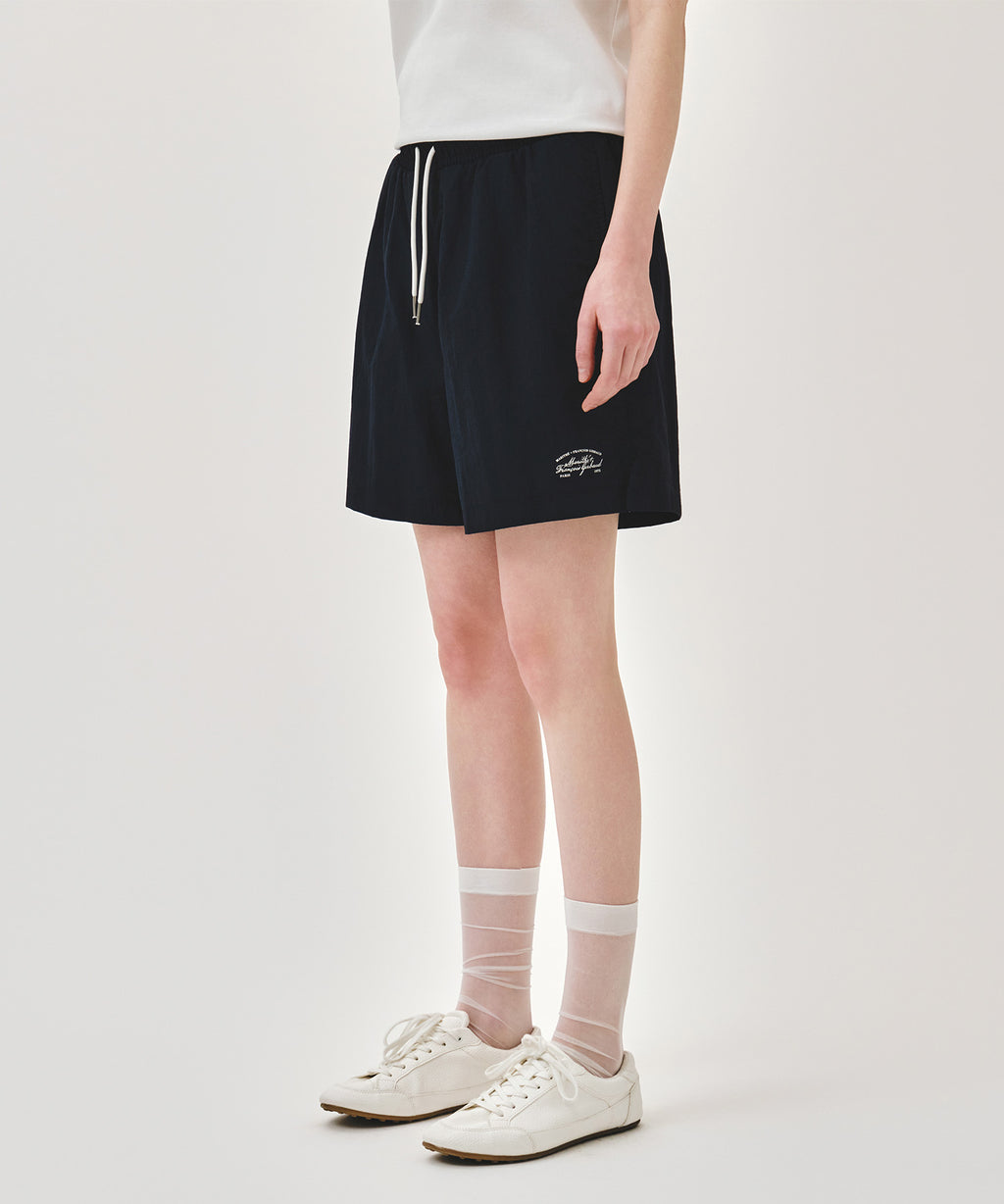 Marithe & Francois Girbaud - Logo Tee+nylon Shorts Set-up (White) product image 6 | TRAB K-Fashion Australia