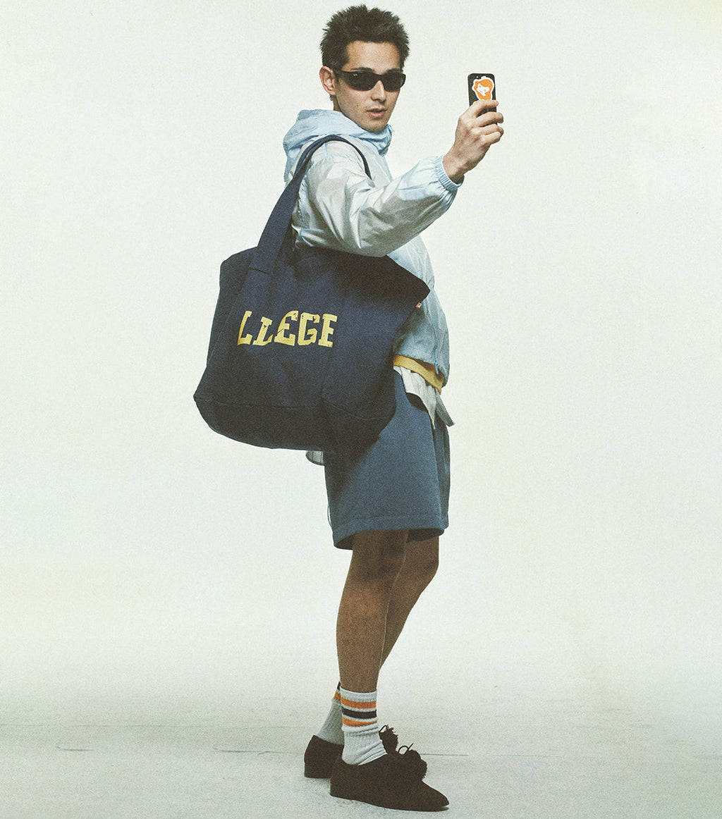 Llege - Jubangwol Nylon Hoodie Jumper (Sky Blue) product image 7 | TRAB K-Fashion Australia