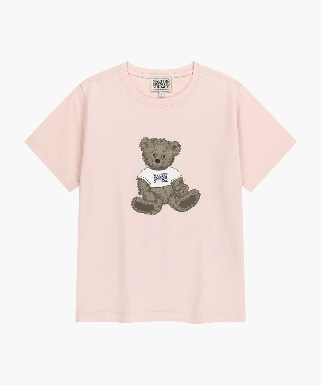 Marithe & Francois Girbaud - Doodle Bear Tee (Light Pink) product image 6 | TRAB K-Fashion Australia