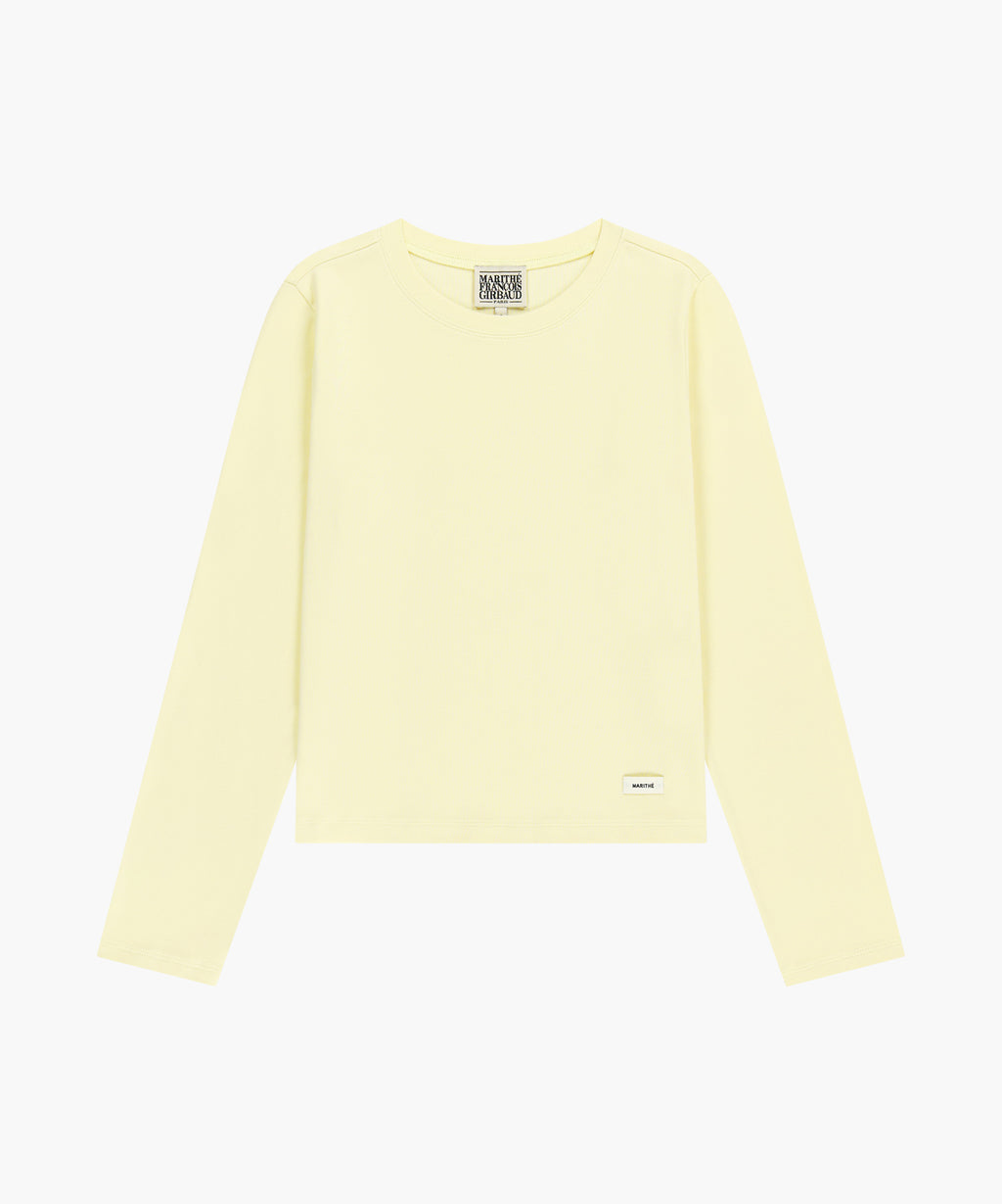 Marithe & Francois Girbaud - Basic Long Sleeve (Light Yellow) product image 6 | TRAB K-Fashion Australia