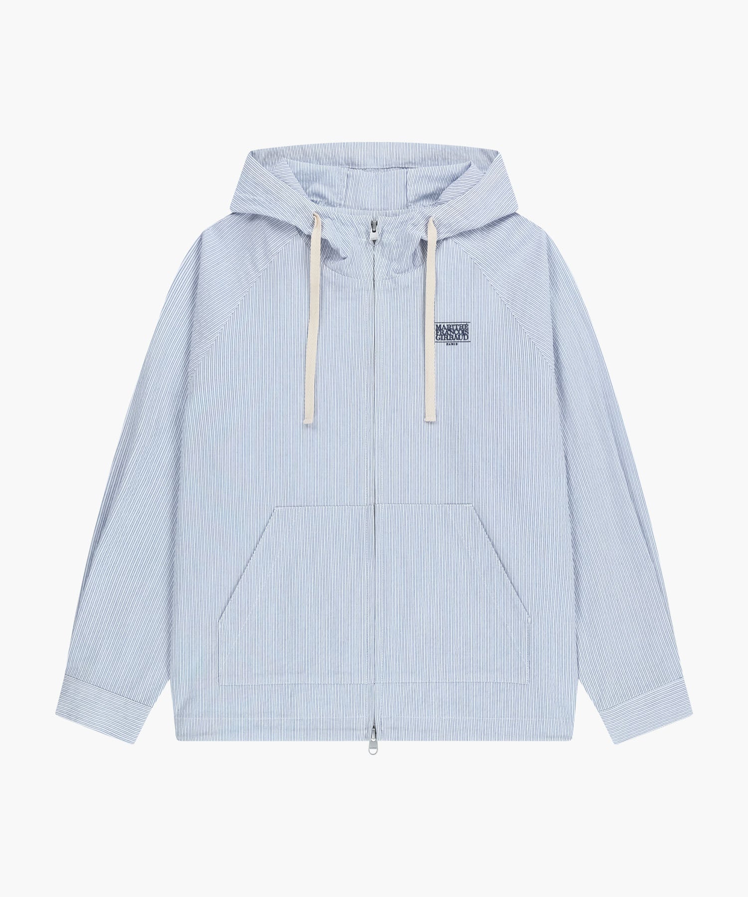 Marithe & Francois Girbaud - Classic Logo Hooded Pattern Jacket (Stripe) product image 9 | TRAB K-Fashion Australia