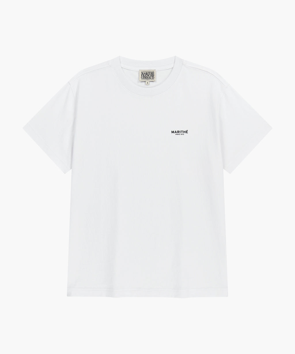 Marithe & Francois Girbaud - Small Regular Logo Tee (White) product image 6 | TRAB K-Fashion Australia