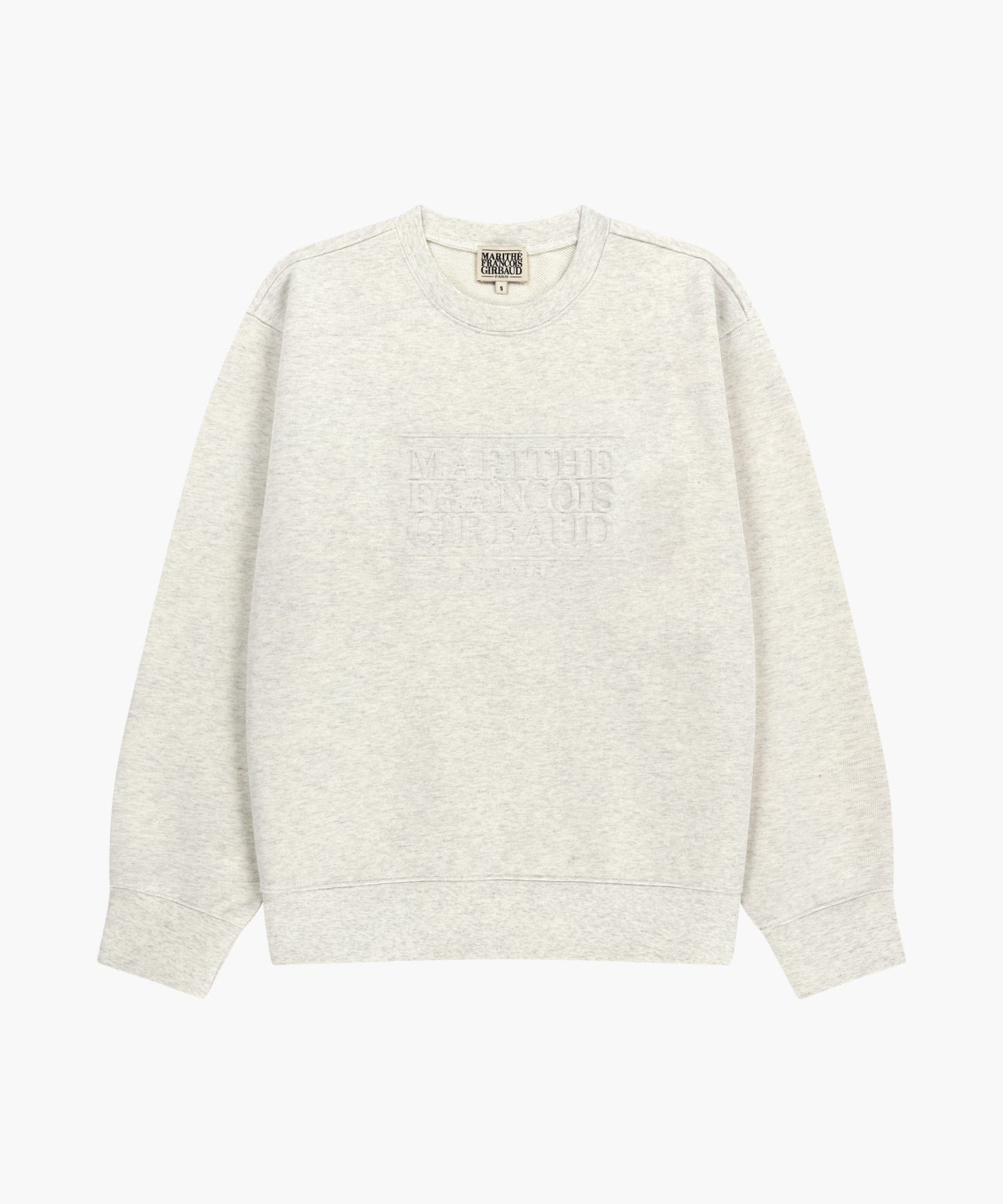 Marithe & Francois Girbaud - Embo Classic Logo Sweatshirt (Oatmeal) product image 6 | TRAB K-Fashion Australia