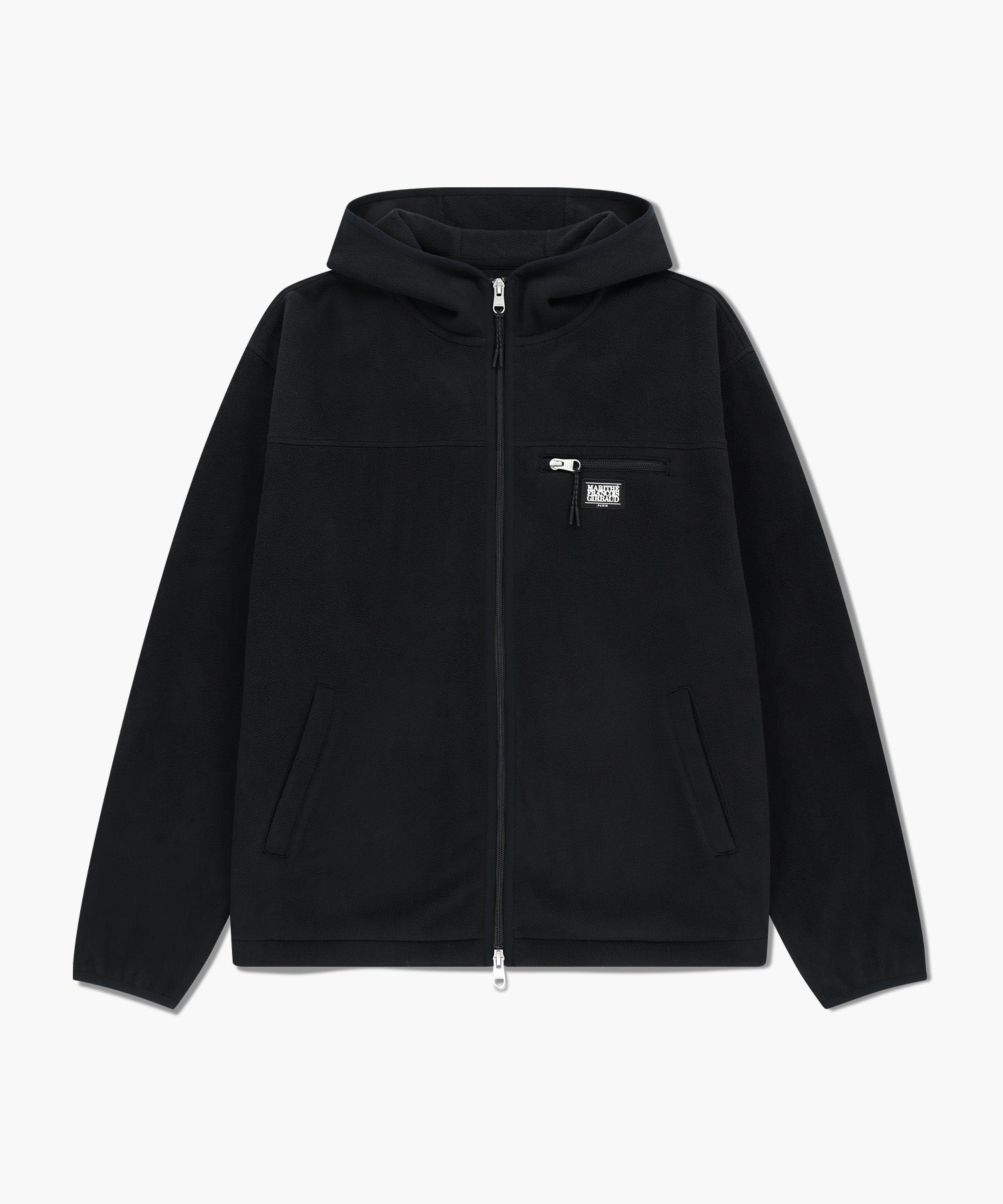 Marithe & Francois Girbaud - Marithe Sport Fleece Hood Zip-up Jacket (Black) product image 6 | TRAB K-Fashion Australia
