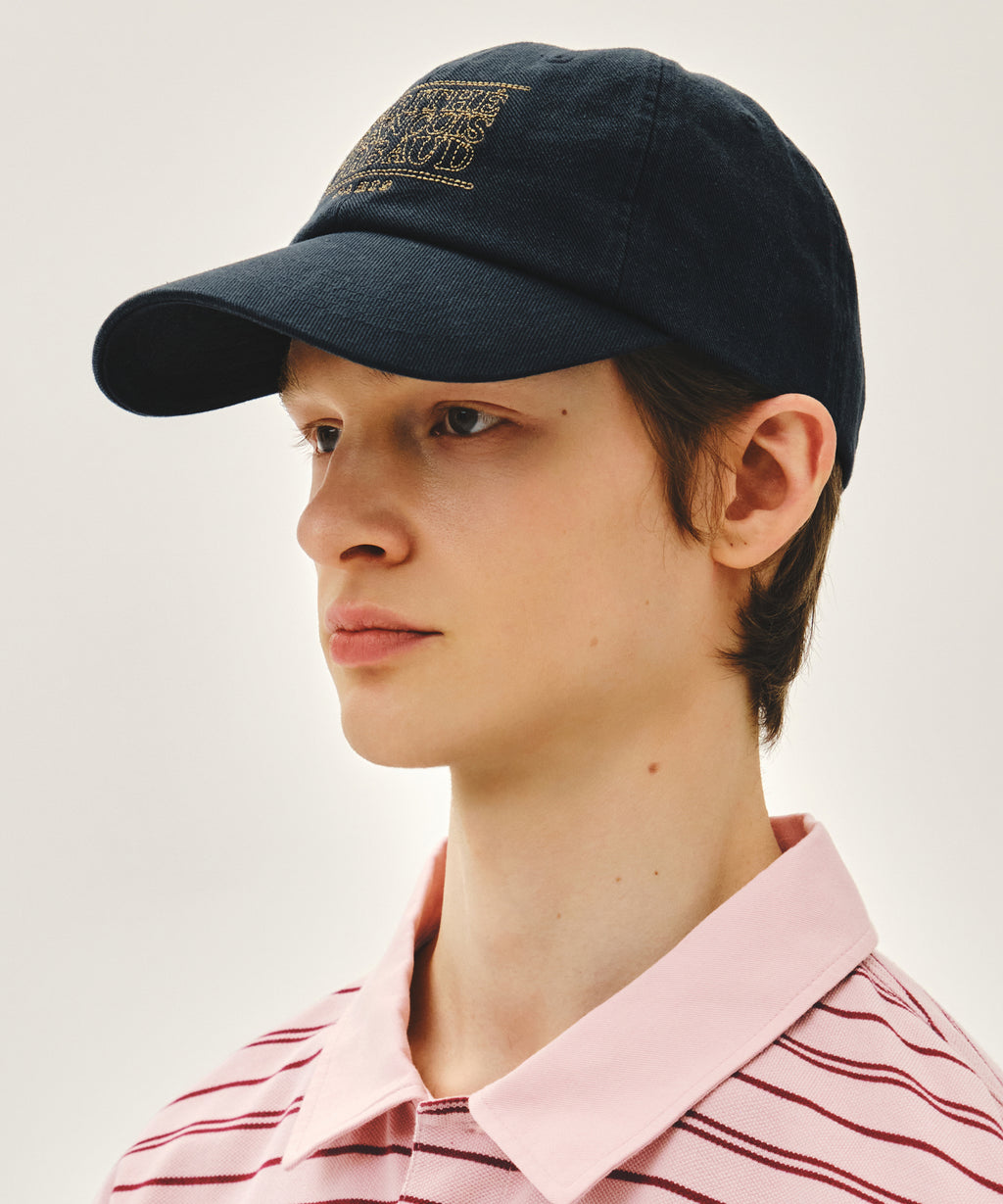 Marithe & Francois Girbaud - Doodle Classic Logo Covered Cap (Dark Blue) product image 6 | TRAB K-Fashion Australia