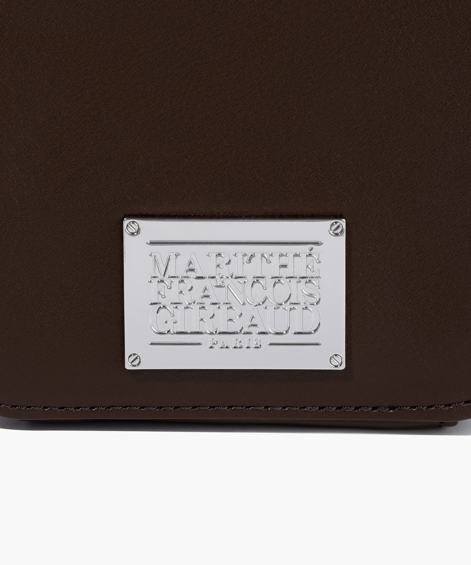 Marithe & Francois Girbaud - Classic Logo Chain Zip Wallet (Dark Brown) product image 6 | TRAB K-Fashion Australia