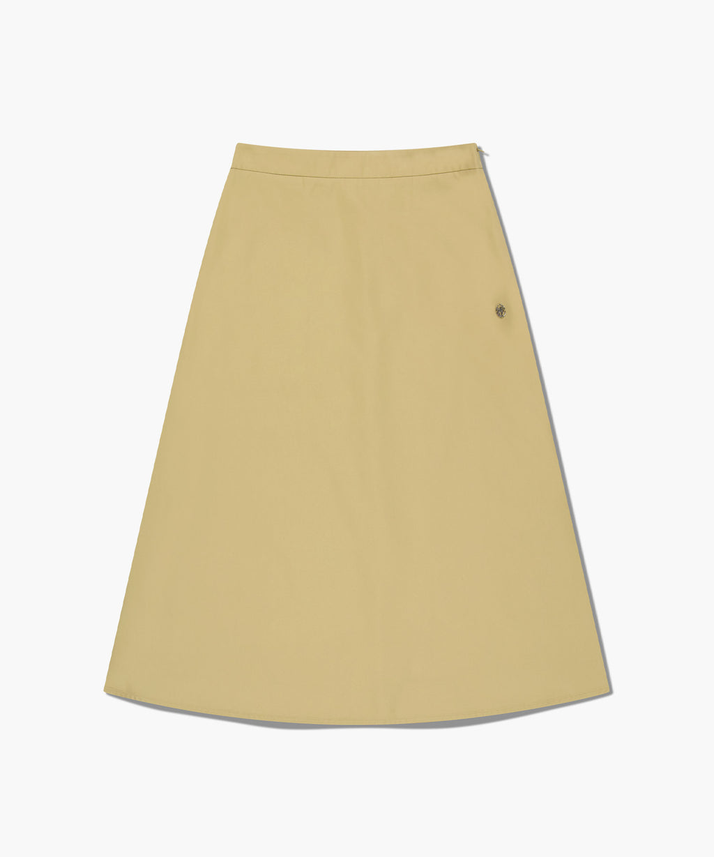 Marithe & Francois Girbaud - Semi Flare Skirt (Beige) product image 6 | TRAB K-Fashion Australia